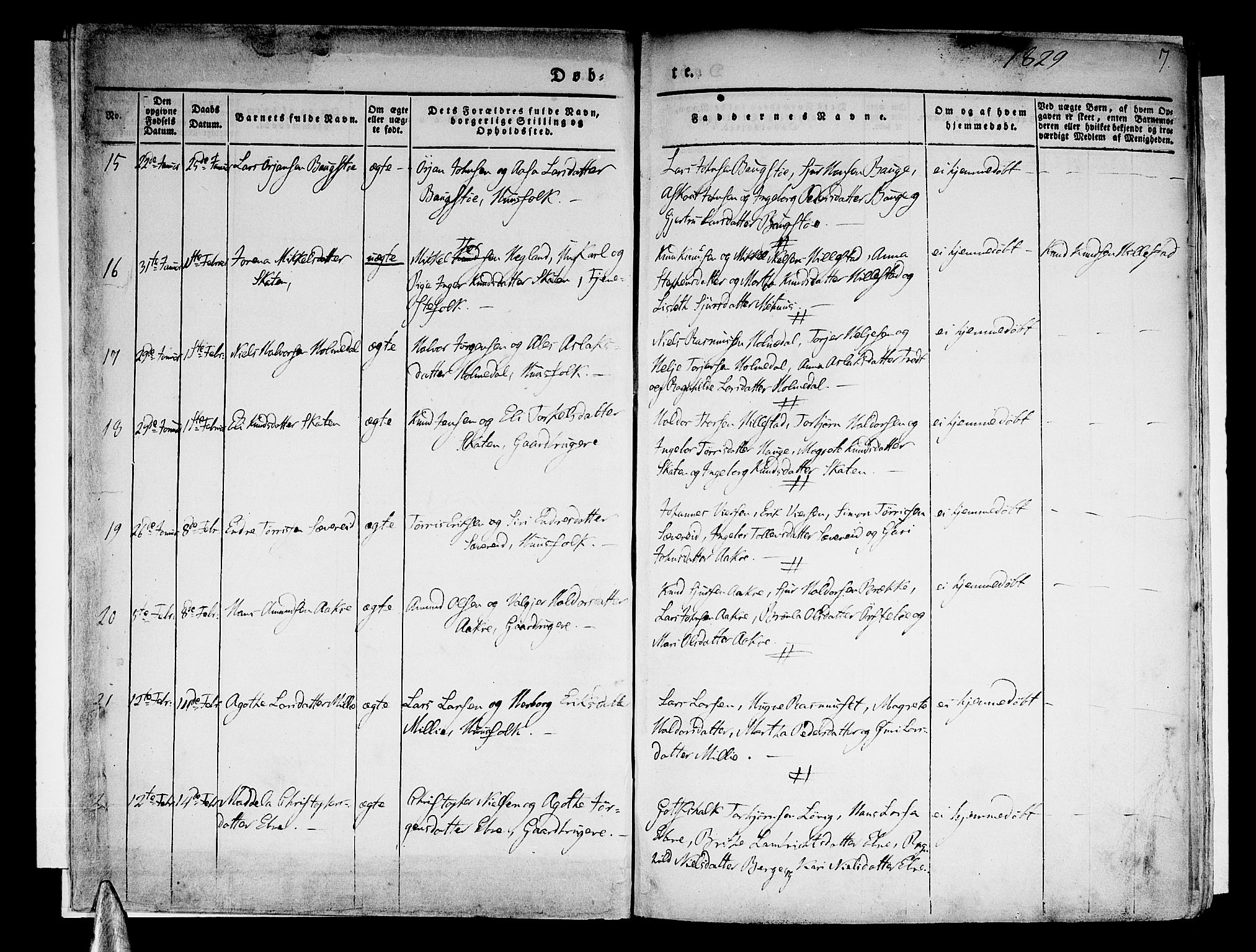 Skånevik sokneprestembete, SAB/A-77801/H/Haa: Parish register (official) no. A 4, 1828-1848, p. 6