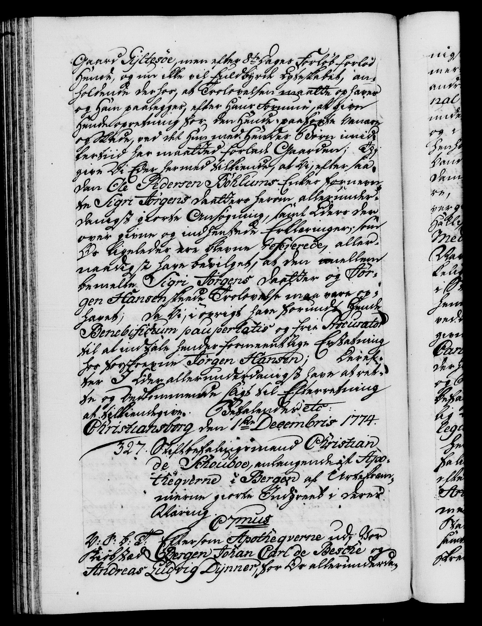Danske Kanselli 1572-1799, RA/EA-3023/F/Fc/Fca/Fcab/L0041: Norske tegnelser, 1773-1776, p. 474b