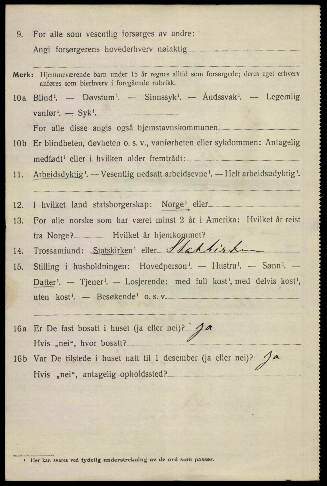 SAKO, 1920 census for Skien, 1920, p. 39469