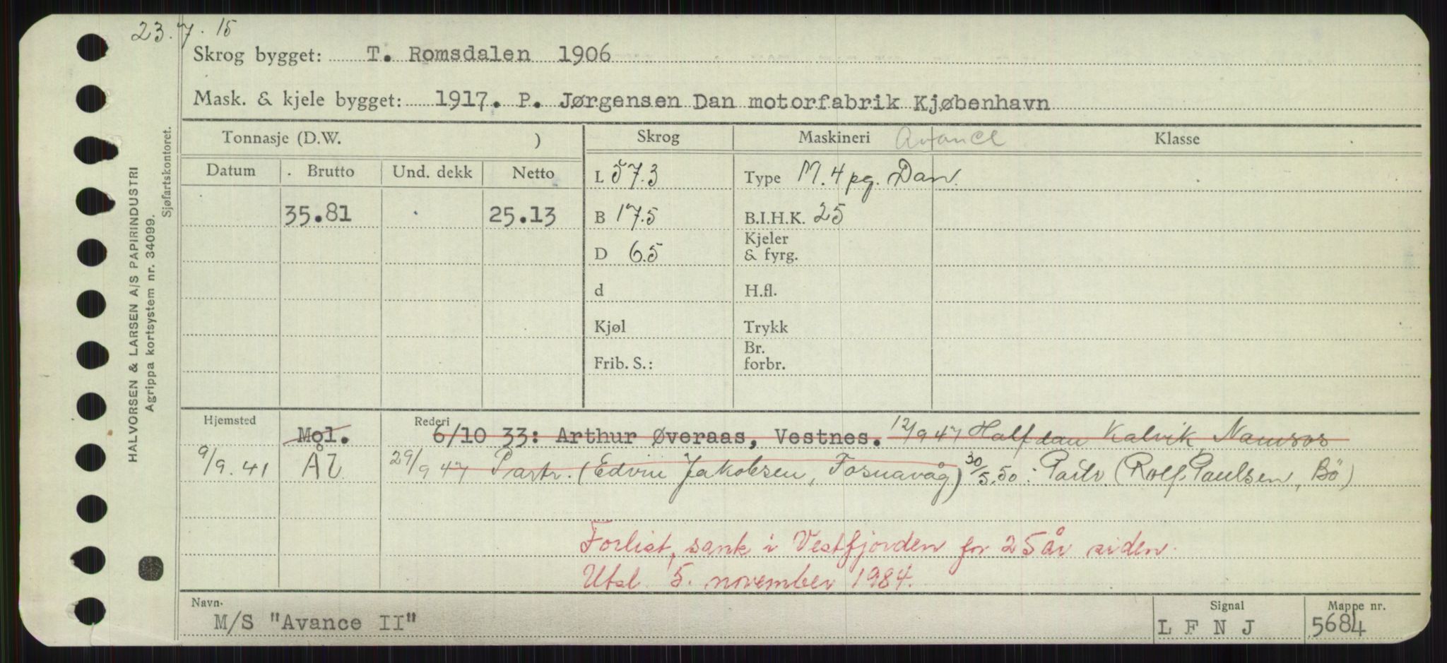 Sjøfartsdirektoratet med forløpere, Skipsmålingen, AV/RA-S-1627/H/Hd/L0002: Fartøy, Apa-Axe, p. 521