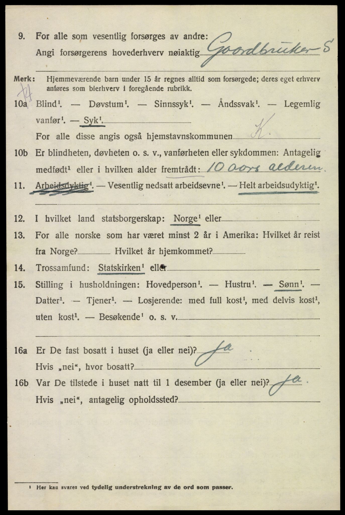 SAH, 1920 census for Kolbu, 1920, p. 5681