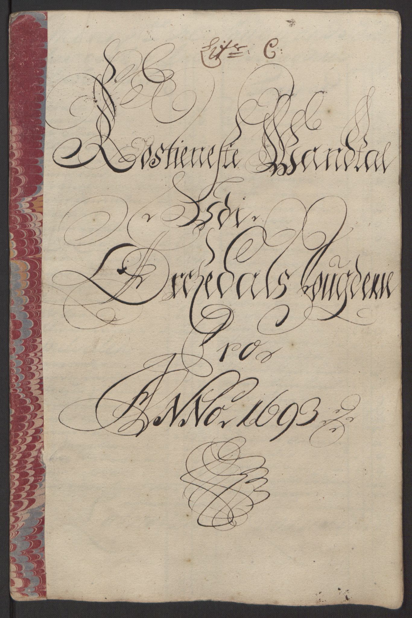 Rentekammeret inntil 1814, Reviderte regnskaper, Fogderegnskap, RA/EA-4092/R58/L3938: Fogderegnskap Orkdal, 1693, p. 95