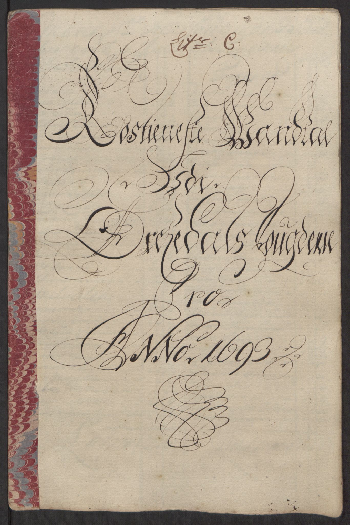 Rentekammeret inntil 1814, Reviderte regnskaper, Fogderegnskap, AV/RA-EA-4092/R58/L3938: Fogderegnskap Orkdal, 1693, p. 95