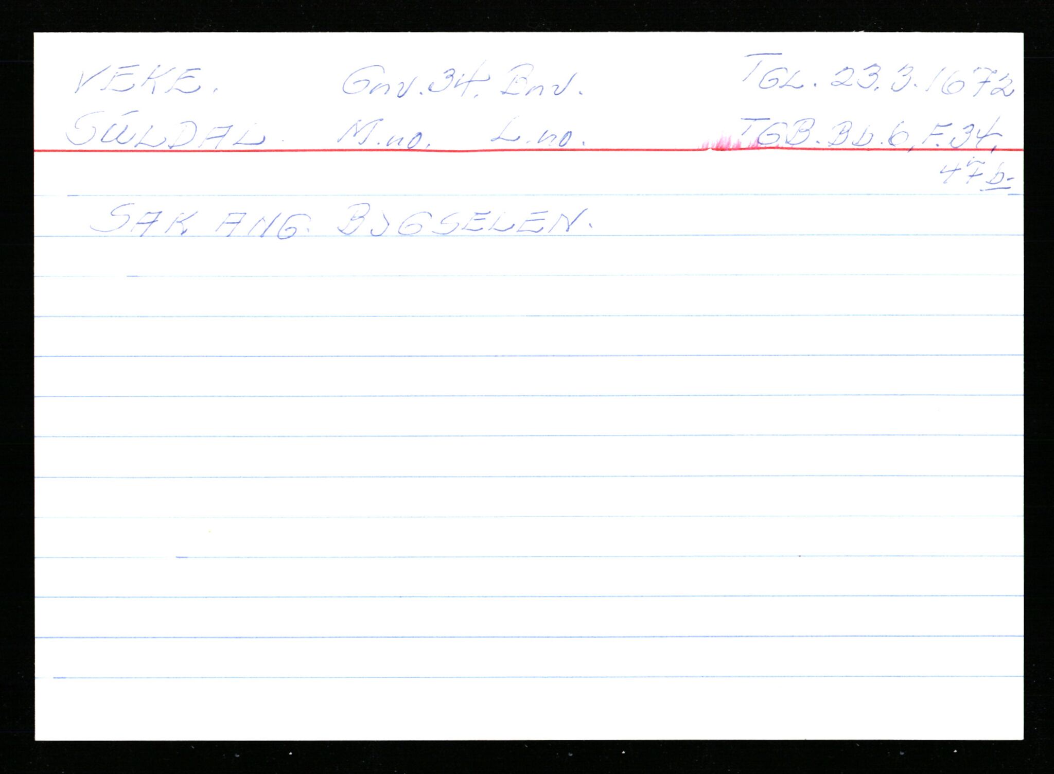 Statsarkivet i Stavanger, AV/SAST-A-101971/03/Y/Ym/L0065: Åstedskort sortert etter gårdsnavn: Vatland - Vervig, 1600-1950, p. 392