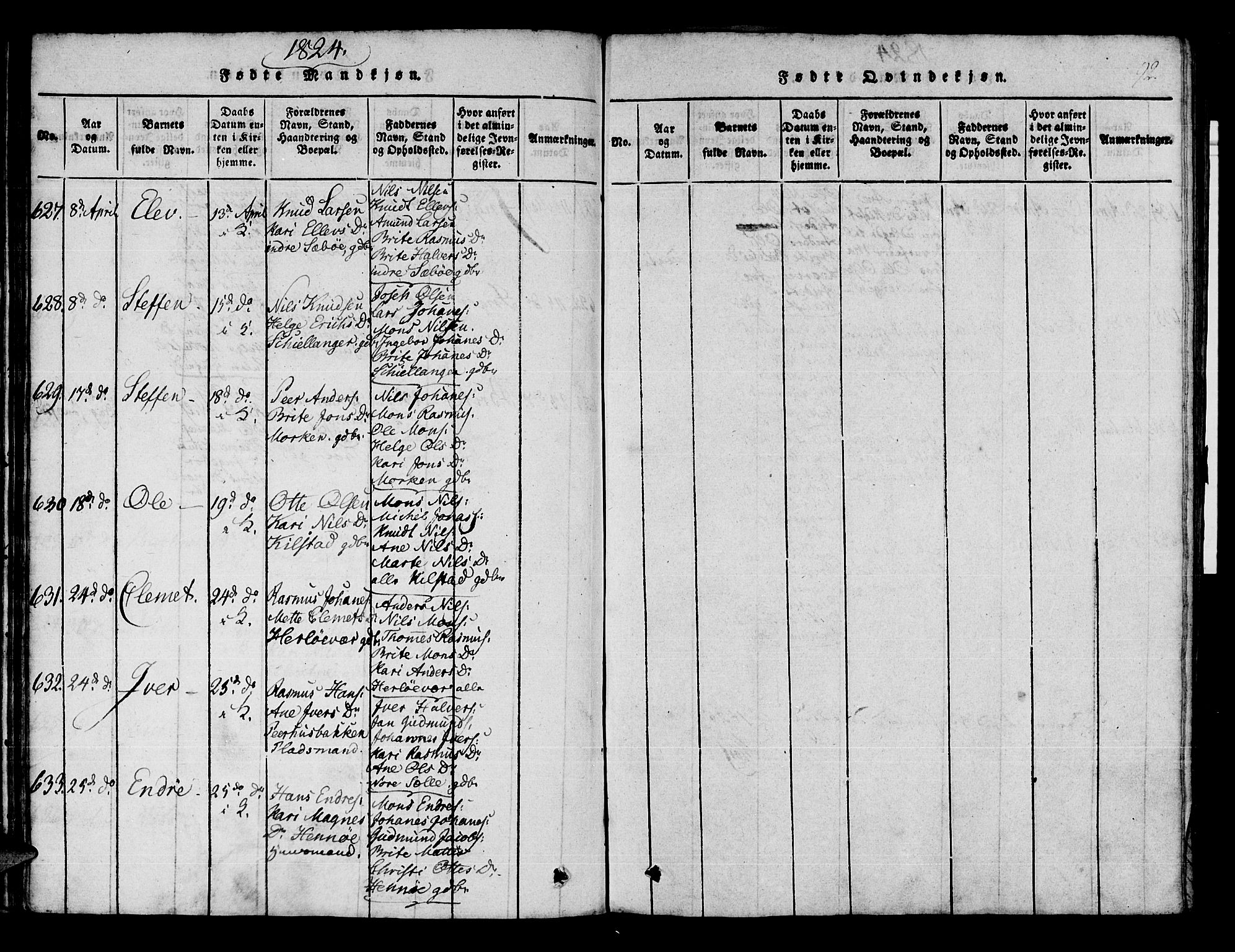 Manger sokneprestembete, AV/SAB-A-76801/H/Haa: Parish register (official) no. A 3, 1816-1824, p. 92