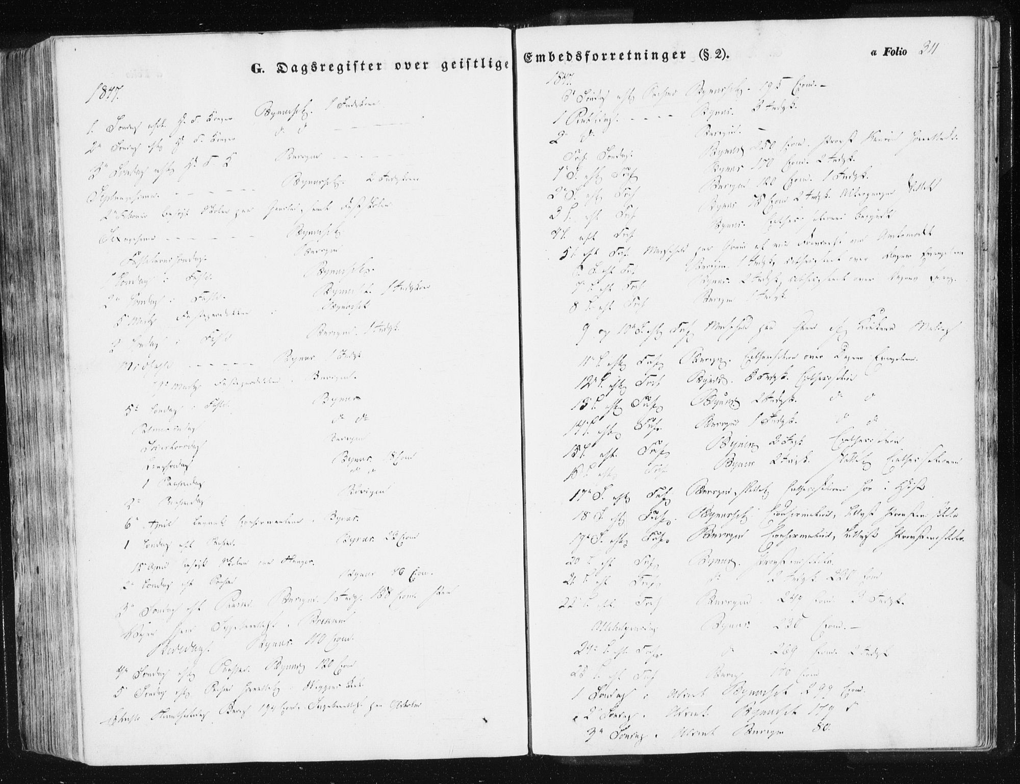 Ministerialprotokoller, klokkerbøker og fødselsregistre - Sør-Trøndelag, SAT/A-1456/612/L0376: Parish register (official) no. 612A08, 1846-1859, p. 311