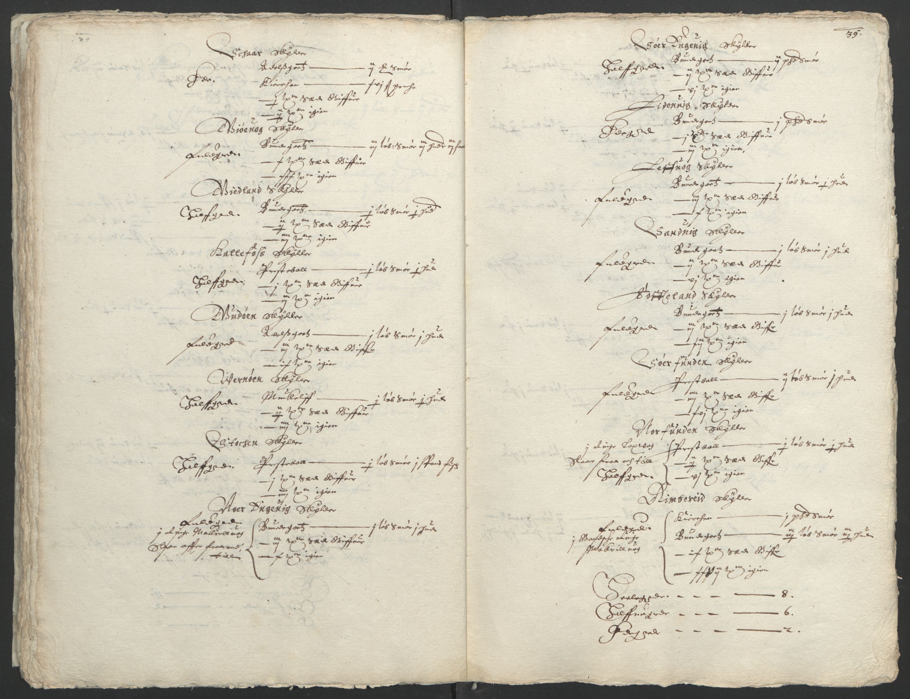 Stattholderembetet 1572-1771, AV/RA-EA-2870/Ek/L0004/0001: Jordebøker til utlikning av garnisonsskatt 1624-1626: / Jordebøker for Bergenhus len, 1626, p. 43