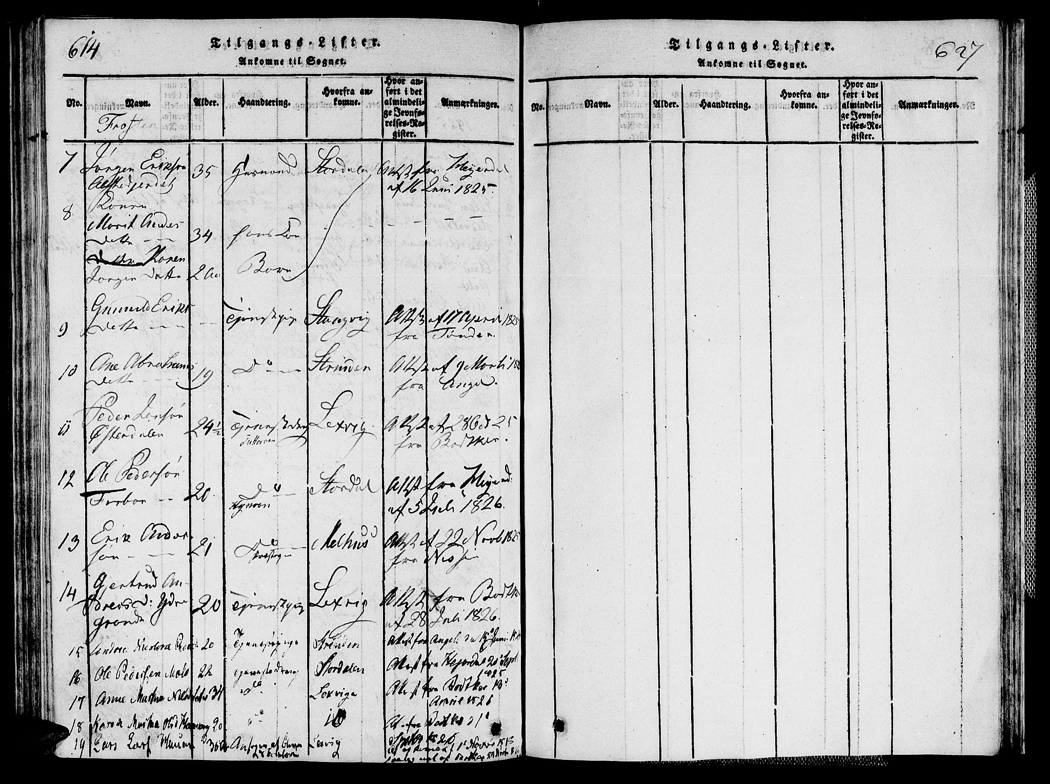 Ministerialprotokoller, klokkerbøker og fødselsregistre - Nord-Trøndelag, SAT/A-1458/713/L0112: Parish register (official) no. 713A04 /1, 1817-1827, p. 614-627