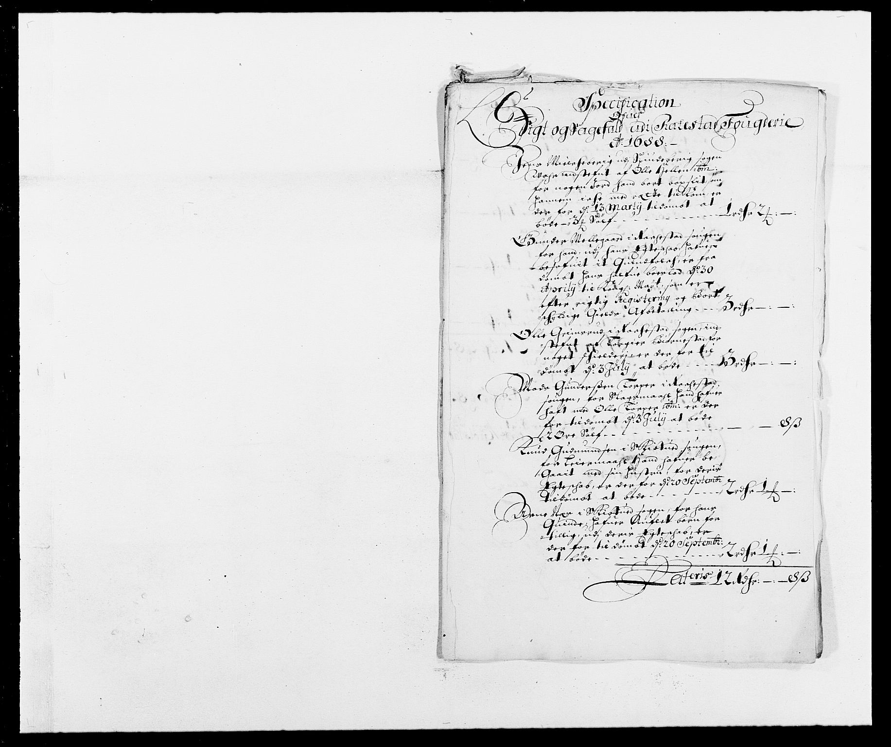 Rentekammeret inntil 1814, Reviderte regnskaper, Fogderegnskap, RA/EA-4092/R05/L0276: Fogderegnskap Rakkestad, 1683-1688, p. 139