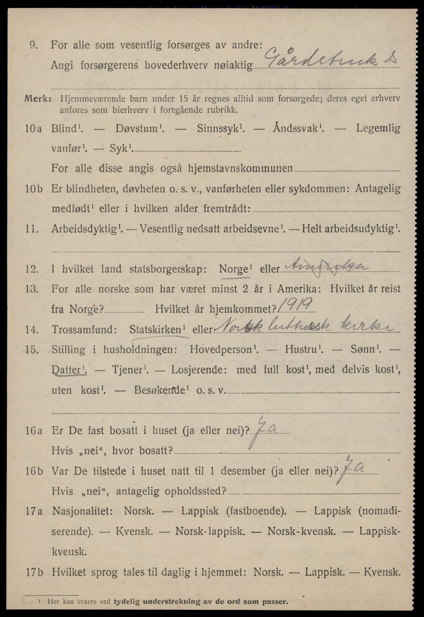 SAT, 1920 census for Meldal, 1920, p. 8208