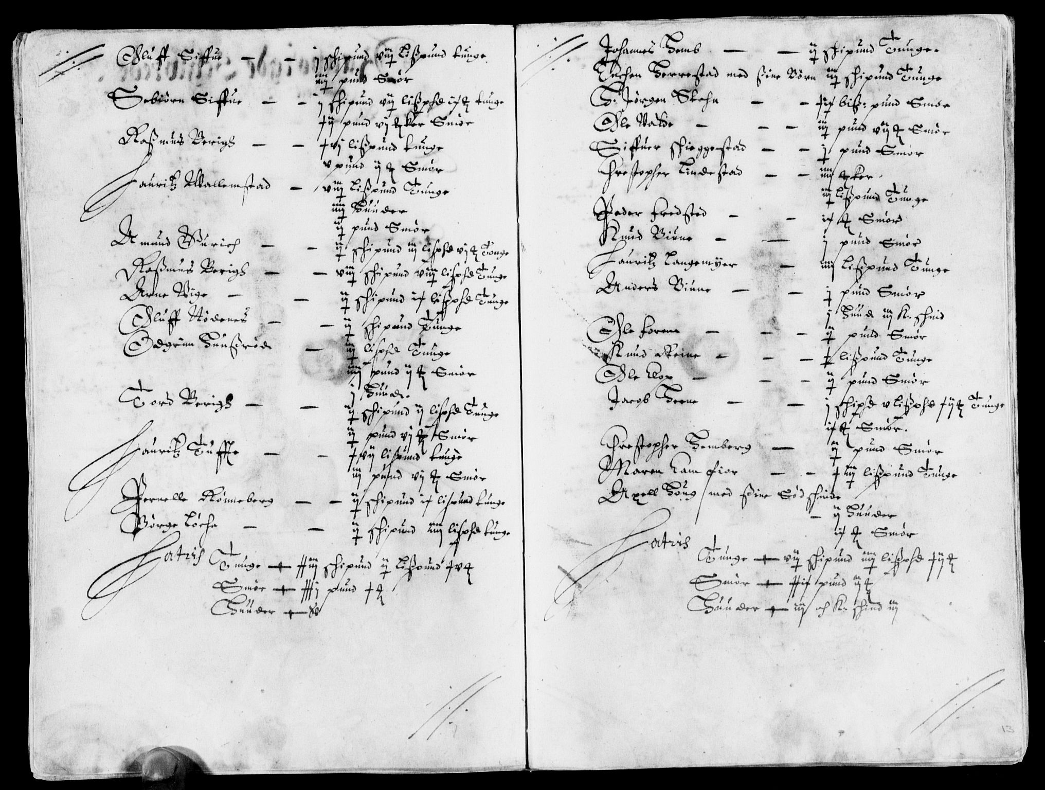 Rentekammeret inntil 1814, Reviderte regnskaper, Lensregnskaper, AV/RA-EA-5023/R/Rb/Rbo/L0025: Tønsberg len, 1643-1645