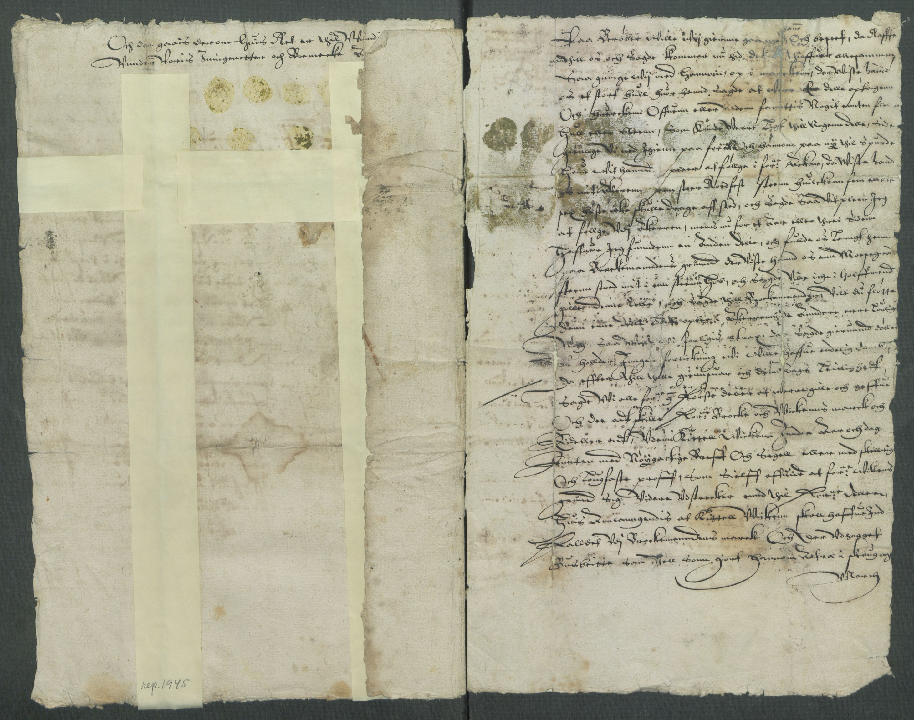 Riksarkivets diplomsamling, AV/RA-EA-5965/F02/L0129b: Dokumenter, 1621, p. 60