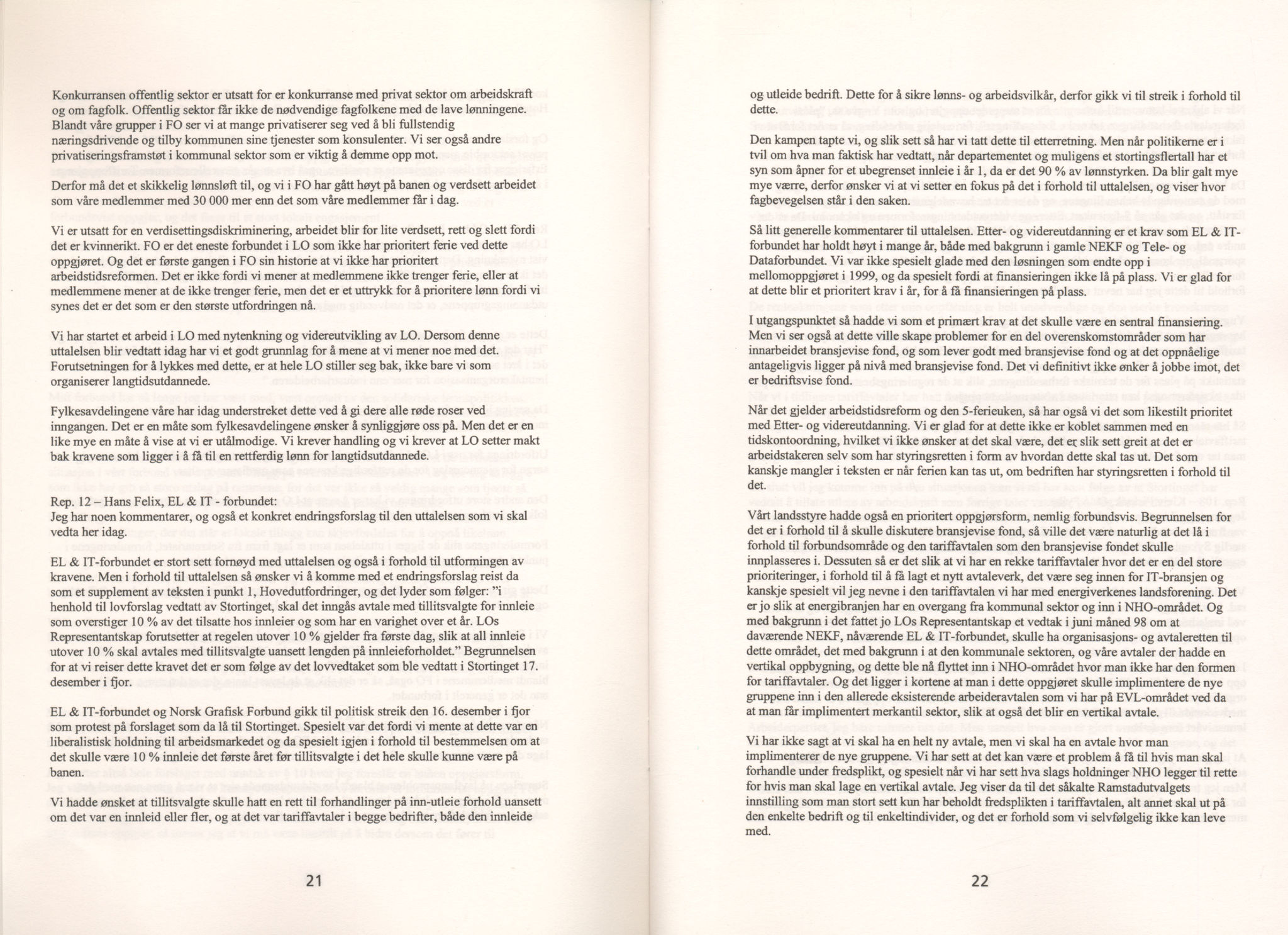 Landsorganisasjonen i Norge, AAB/ARK-1579, 1993-2008, p. 551