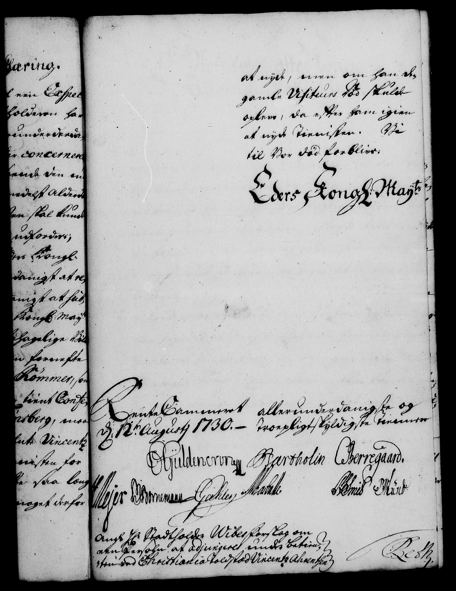 Rentekammeret, Kammerkanselliet, RA/EA-3111/G/Gf/Gfa/L0013: Norsk relasjons- og resolusjonsprotokoll (merket RK 52.13), 1730, p. 520