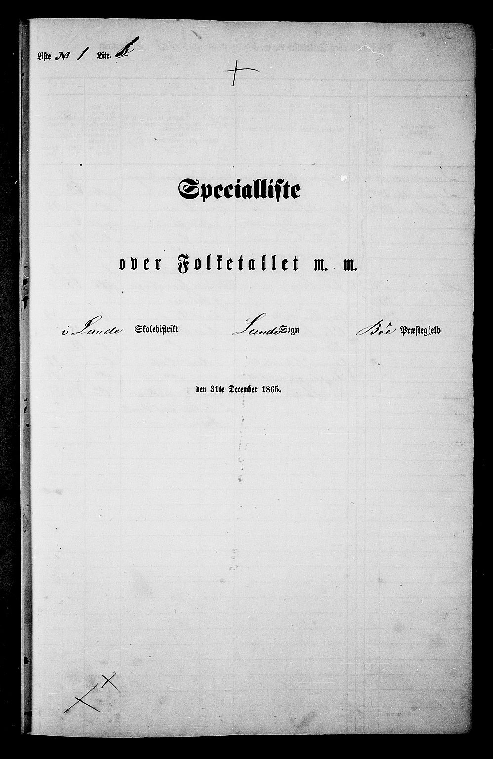 RA, 1865 census for Bø, 1865, p. 29