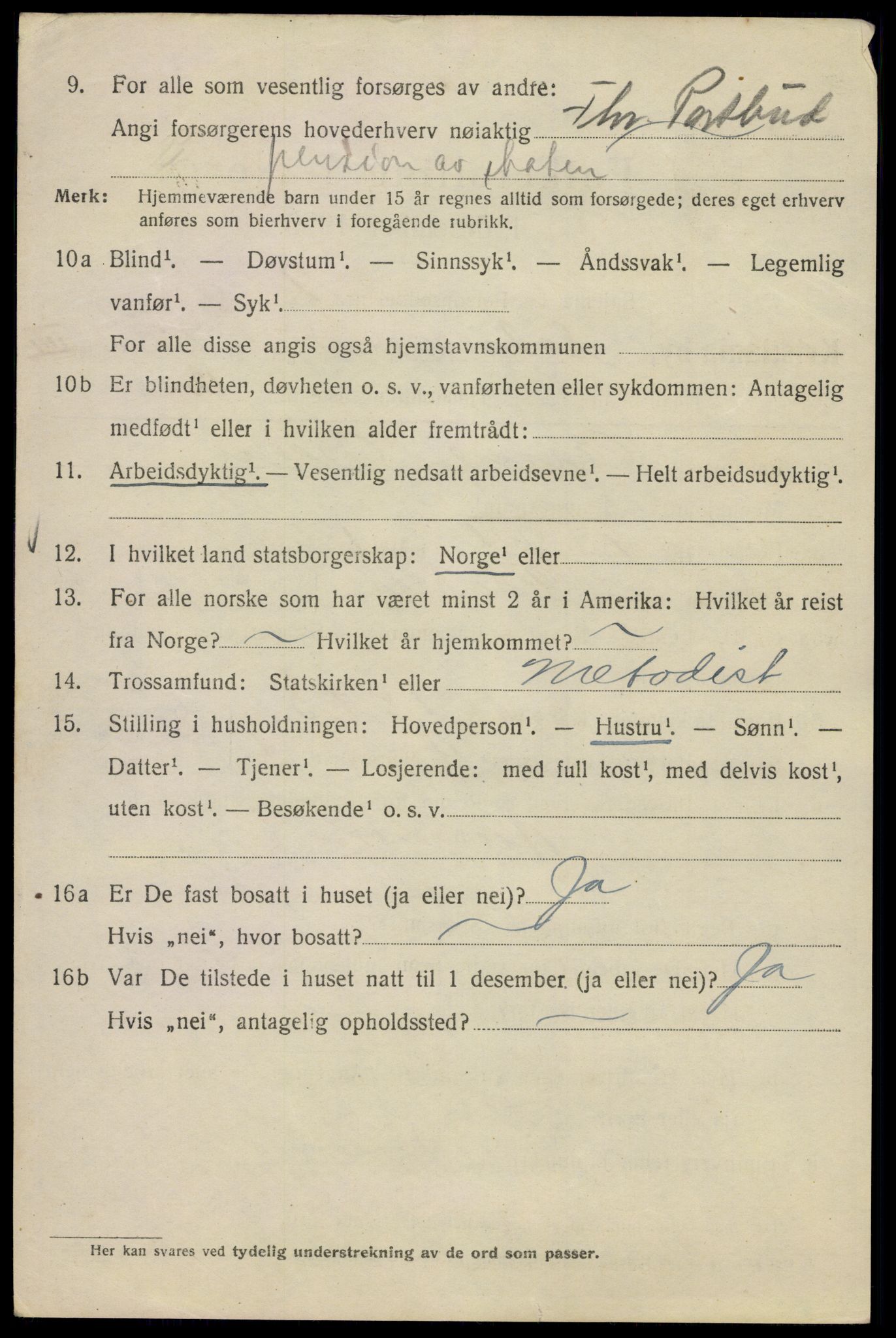 SAO, 1920 census for Kristiania, 1920, p. 501386