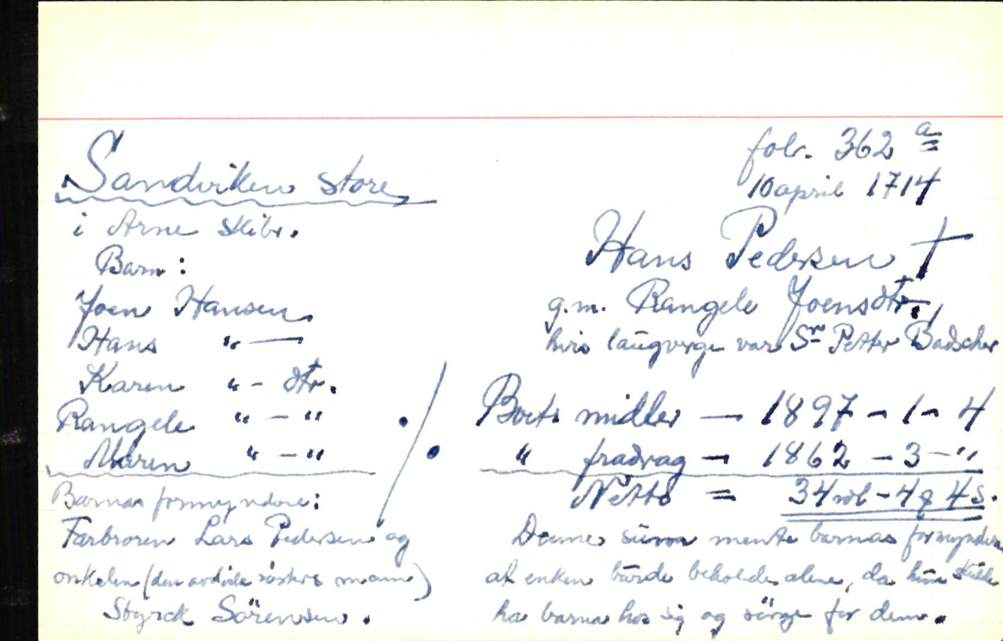 Skiftekort ved Statsarkivet i Bergen, SAB/SKIFTEKORT/001/L0001: Skifteprotokoll nr. 1-2 - test test, 1702-1716, p. 827