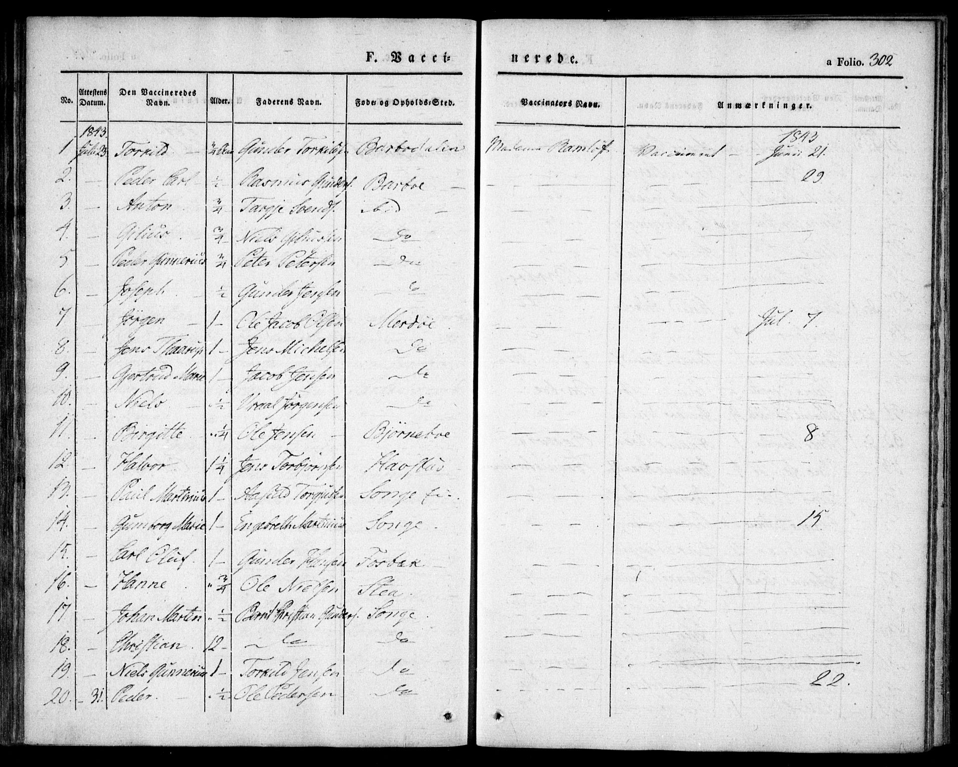 Tromøy sokneprestkontor, SAK/1111-0041/F/Fa/L0004: Parish register (official) no. A 4, 1837-1846, p. 302