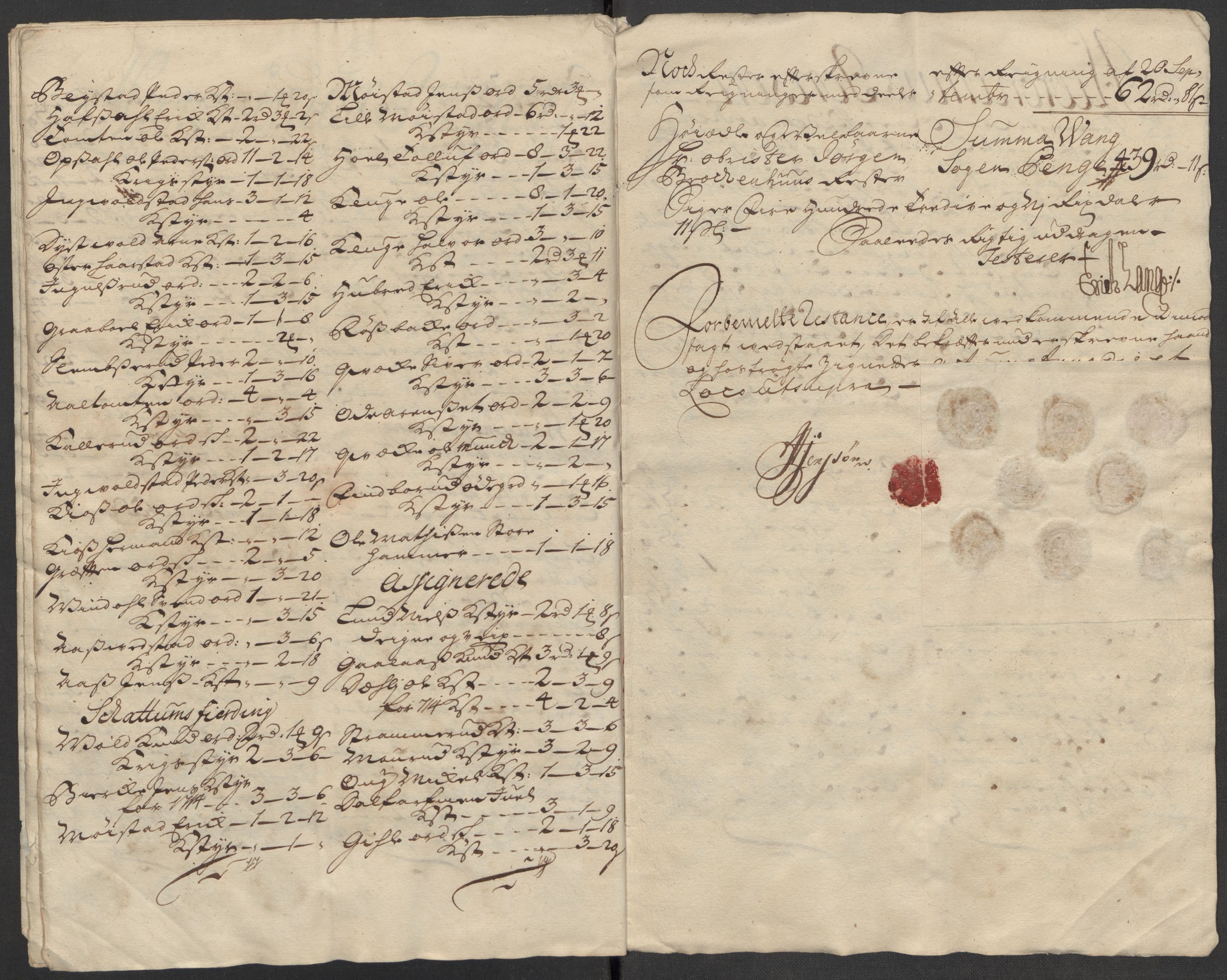 Rentekammeret inntil 1814, Reviderte regnskaper, Fogderegnskap, AV/RA-EA-4092/R16/L1056: Fogderegnskap Hedmark, 1717, p. 428