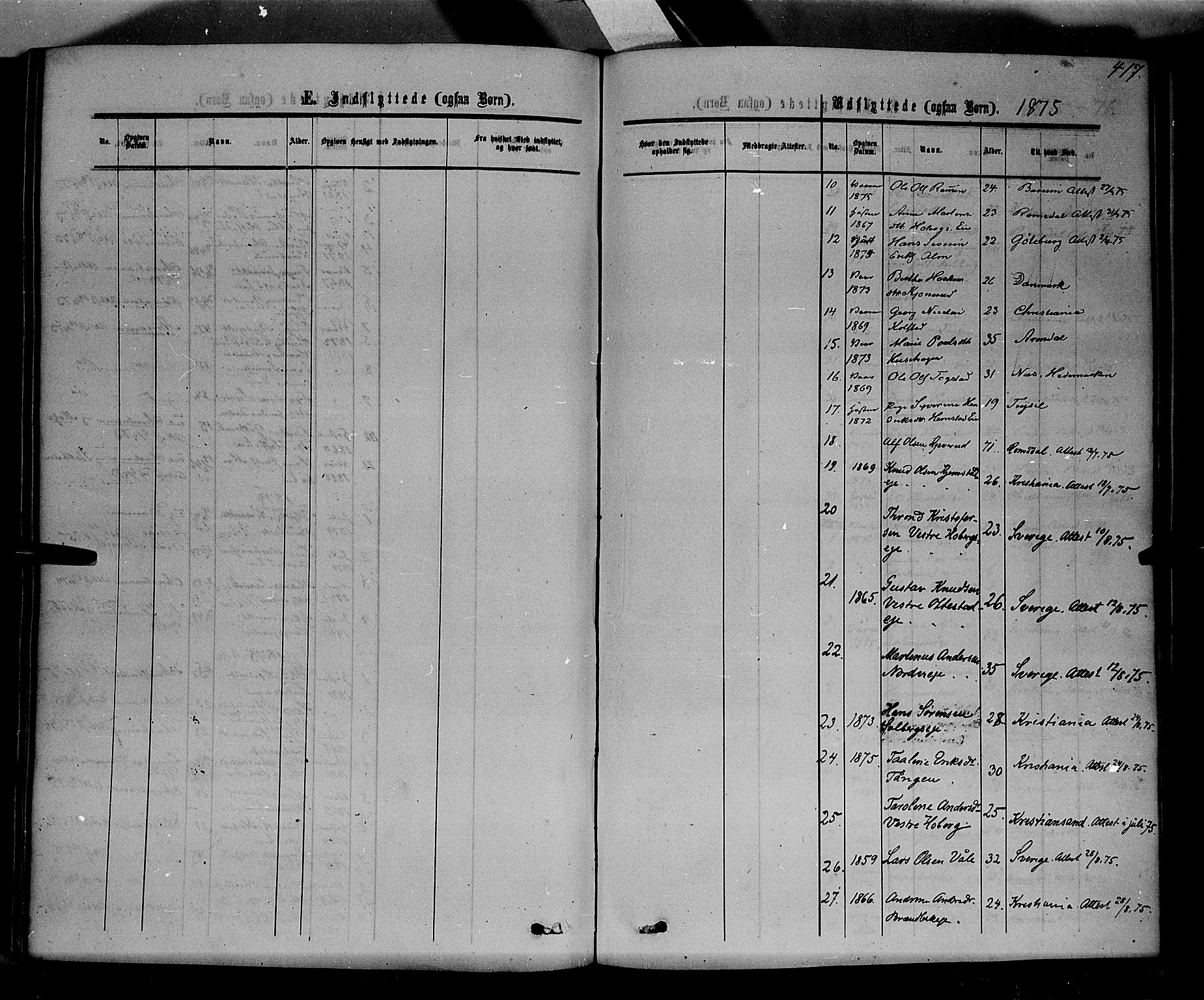 Stange prestekontor, SAH/PREST-002/K/L0013: Parish register (official) no. 13, 1862-1879, p. 417