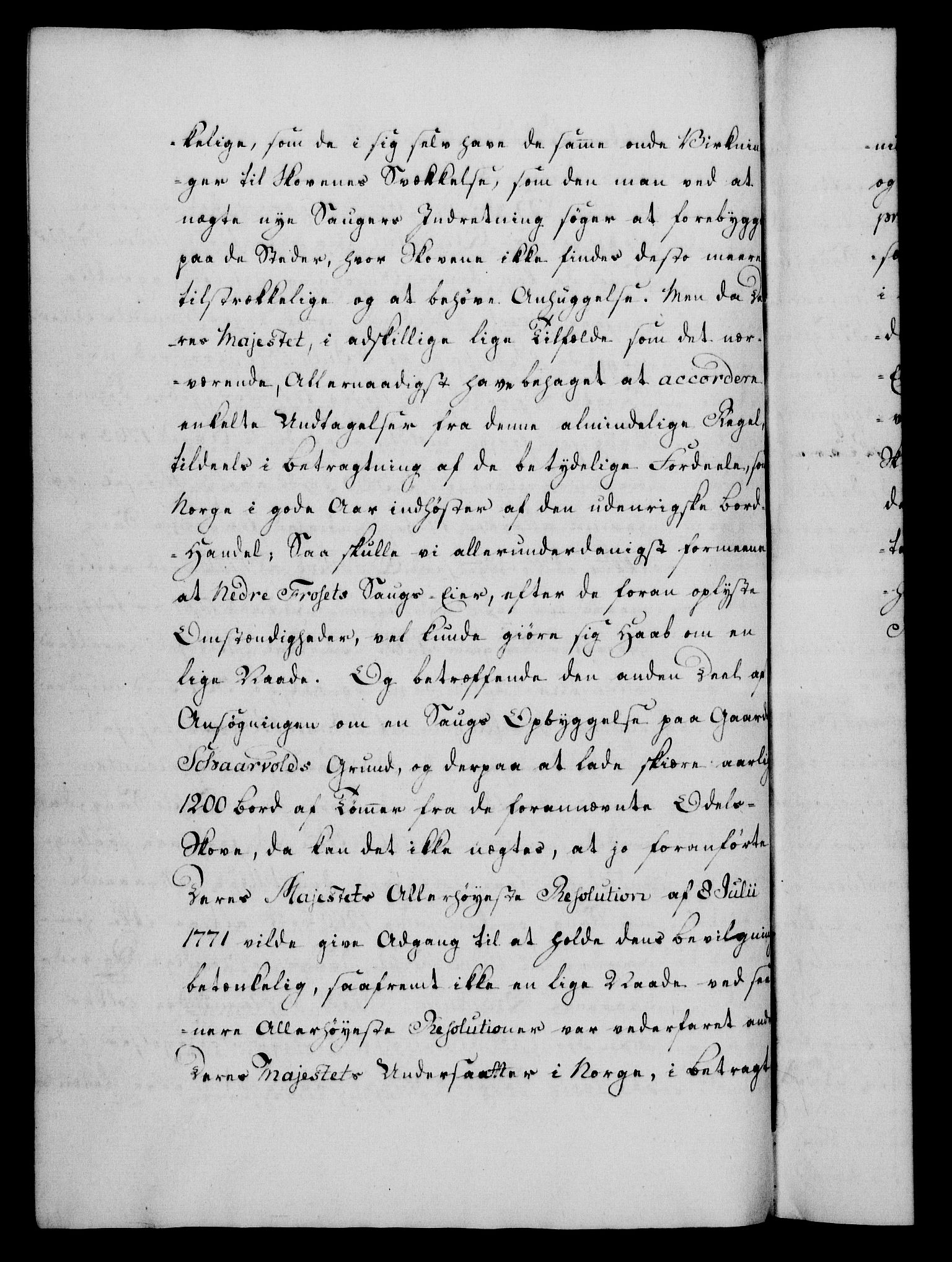 Rentekammeret, Kammerkanselliet, AV/RA-EA-3111/G/Gf/Gfa/L0062: Norsk relasjons- og resolusjonsprotokoll (merket RK 52.62), 1780, p. 186