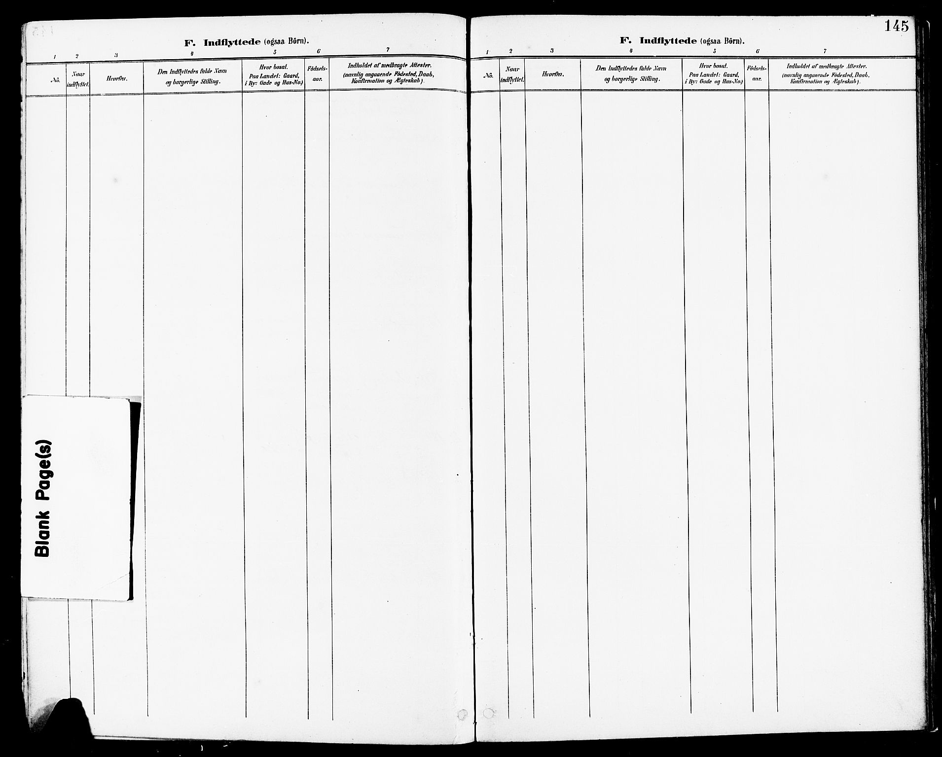 Høyland sokneprestkontor, SAST/A-101799/001/30BA/L0014: Parish register (official) no. A 12, 1890-1898, p. 145