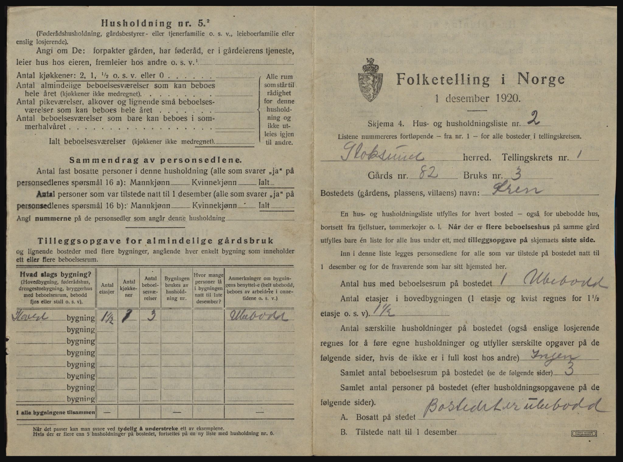 SAT, 1920 census for Stoksund, 1920, p. 32