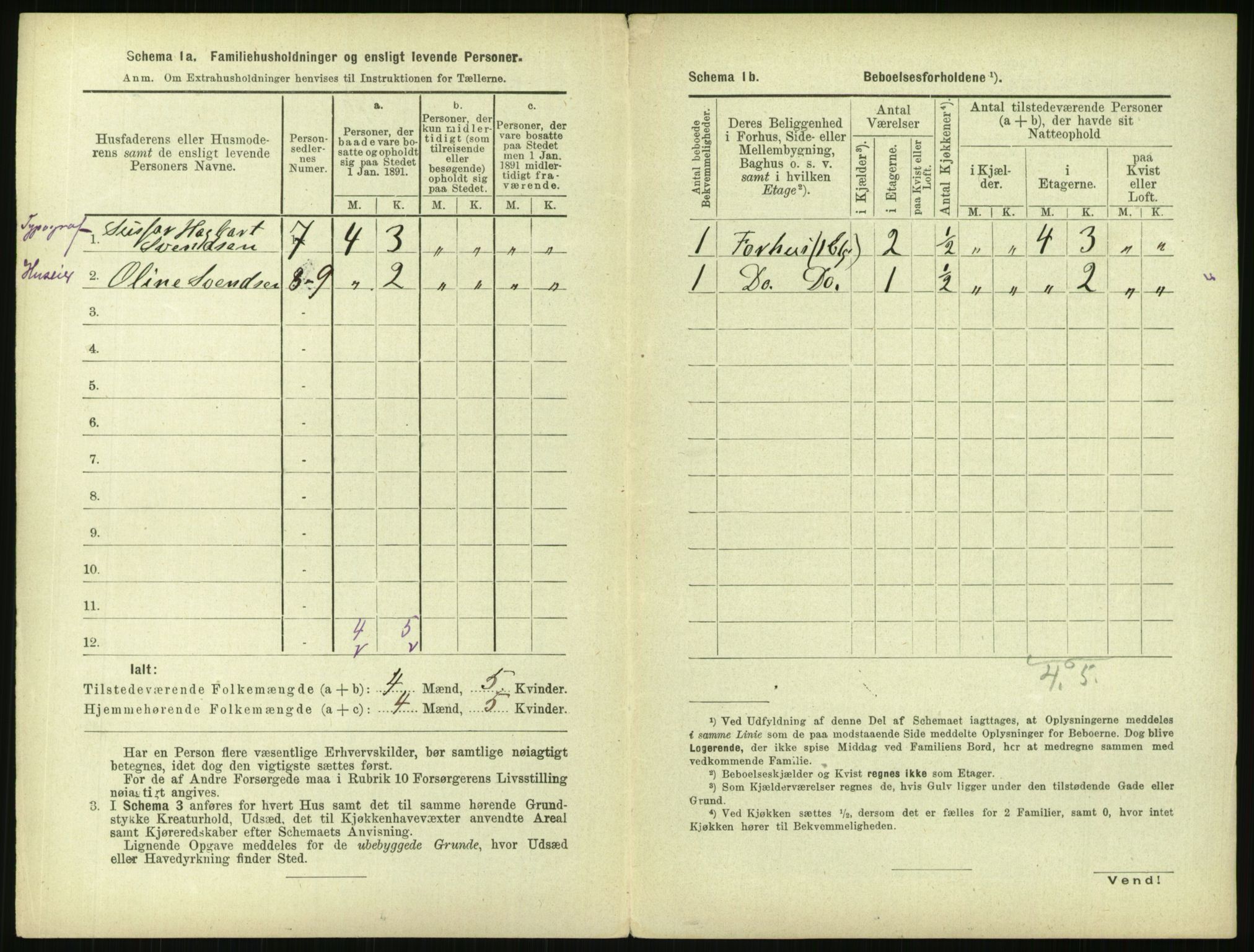 RA, 1891 census for 0301 Kristiania, 1891, p. 99599