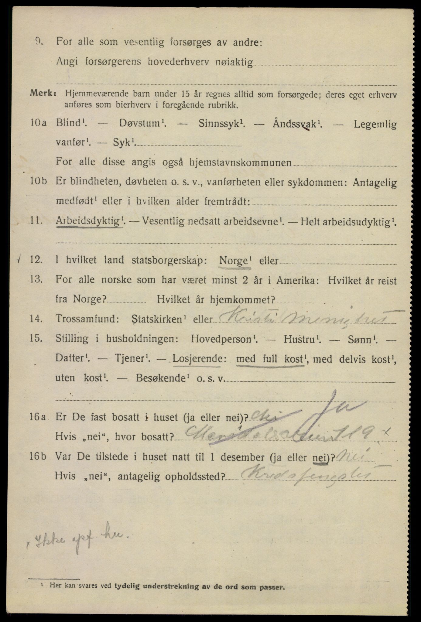 SAO, 1920 census for Kristiania, 1920, p. 407260