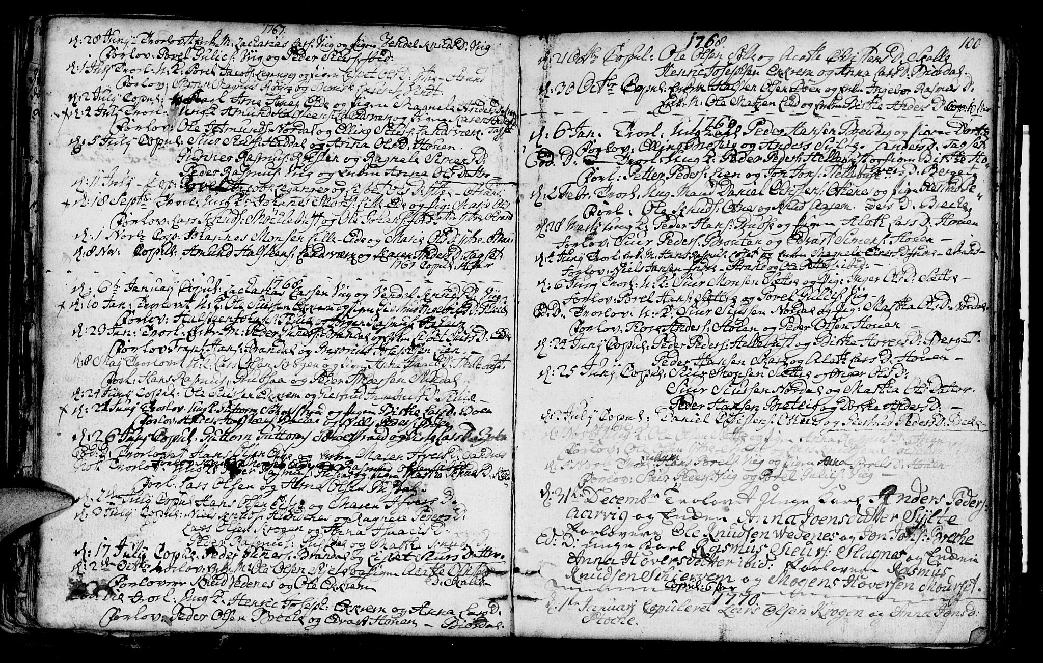 Ministerialprotokoller, klokkerbøker og fødselsregistre - Møre og Romsdal, SAT/A-1454/501/L0002: Parish register (official) no. 501A02, 1760-1816, p. 100