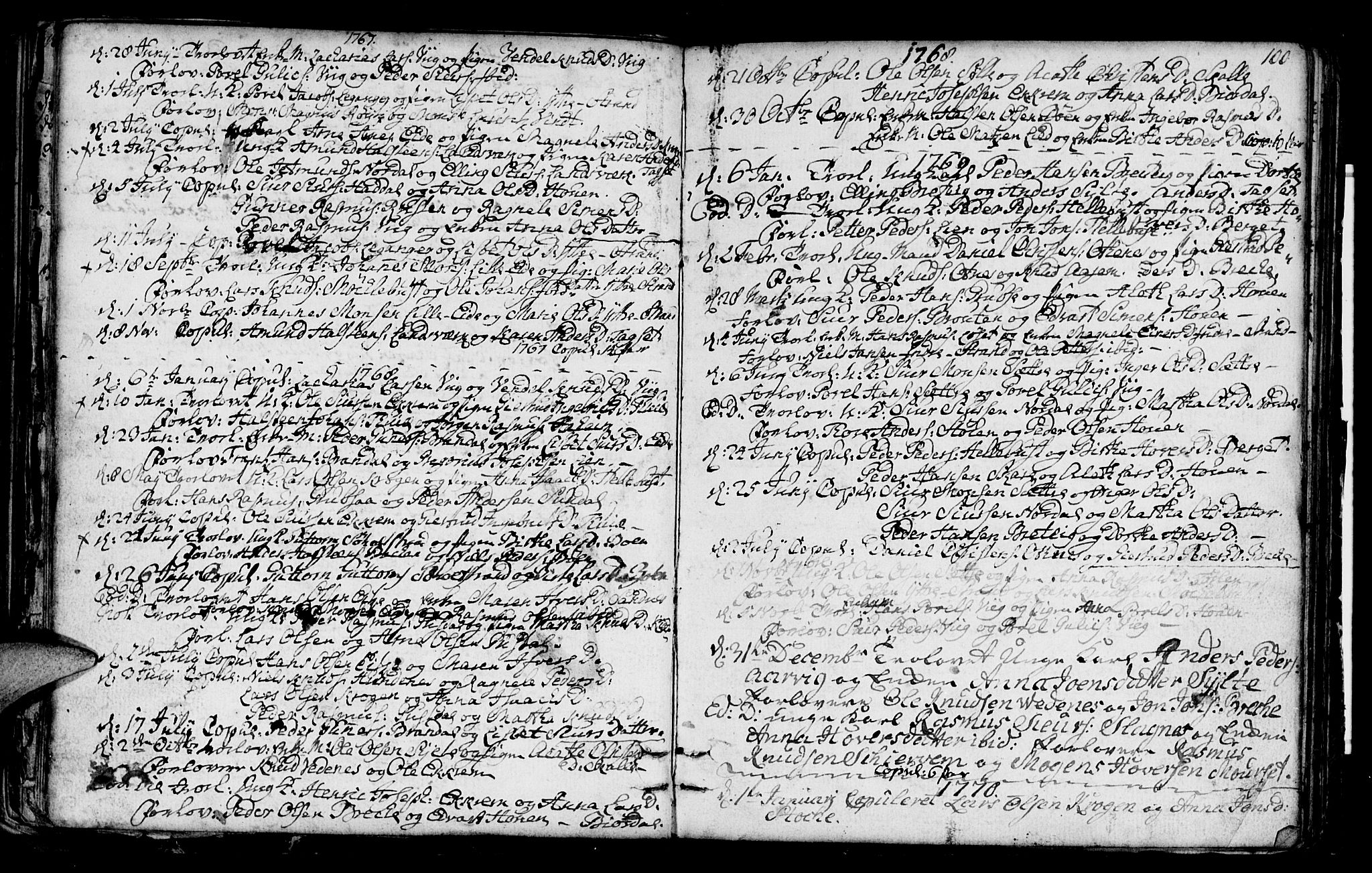 Ministerialprotokoller, klokkerbøker og fødselsregistre - Møre og Romsdal, AV/SAT-A-1454/501/L0002: Parish register (official) no. 501A02, 1760-1816, p. 100