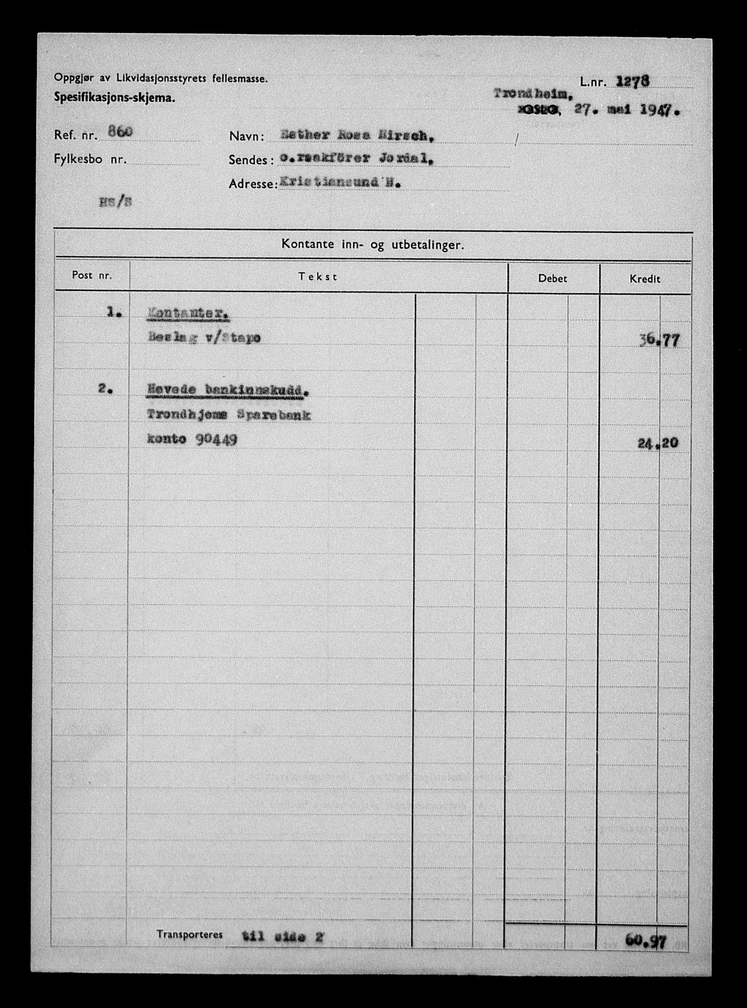 Justisdepartementet, Tilbakeføringskontoret for inndratte formuer, AV/RA-S-1564/H/Hc/Hcb/L0913: --, 1945-1947, p. 496