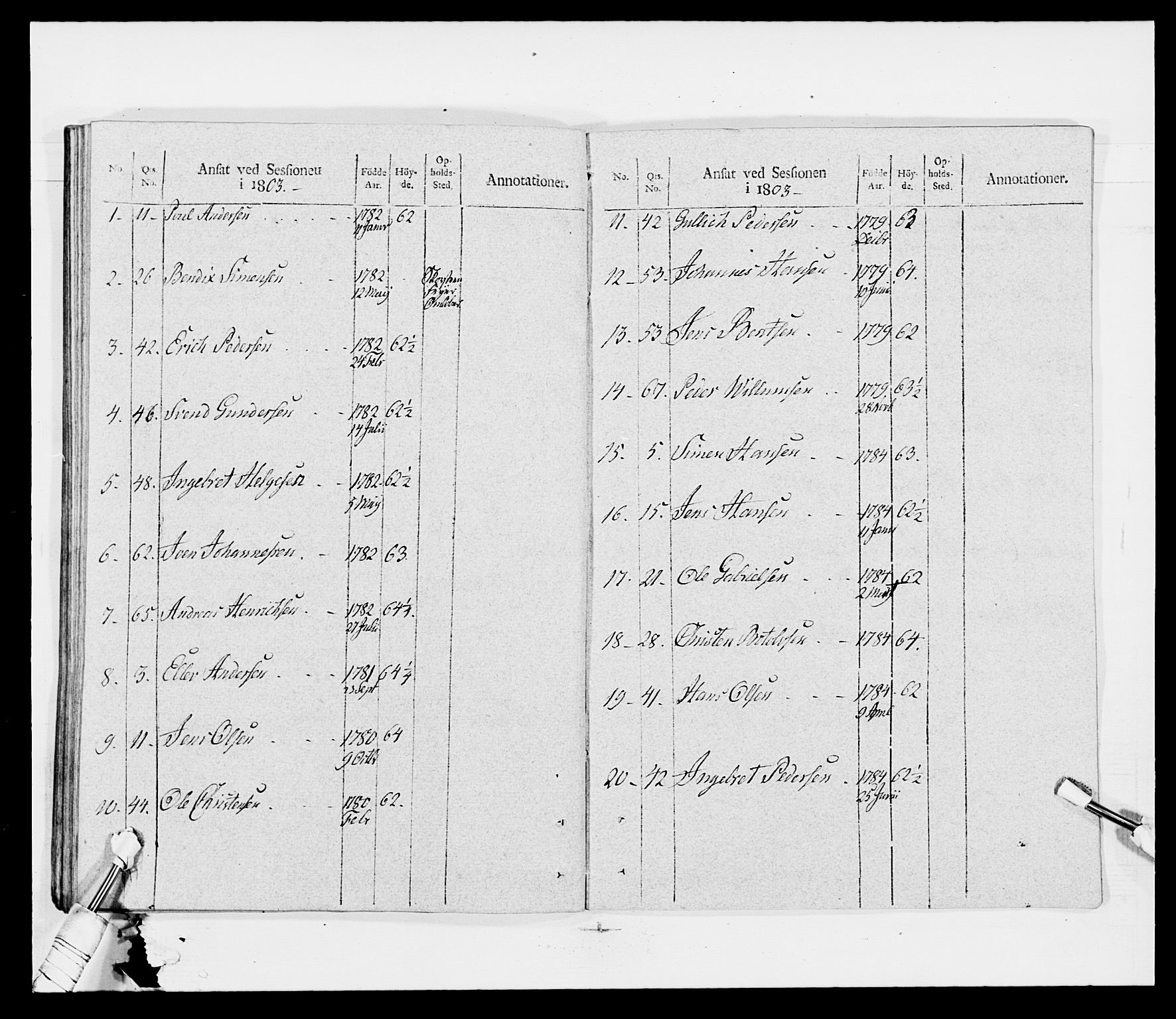 Generalitets- og kommissariatskollegiet, Det kongelige norske kommissariatskollegium, AV/RA-EA-5420/E/Eh/L0011: Smålenske dragonregiment, 1795-1807, p. 535