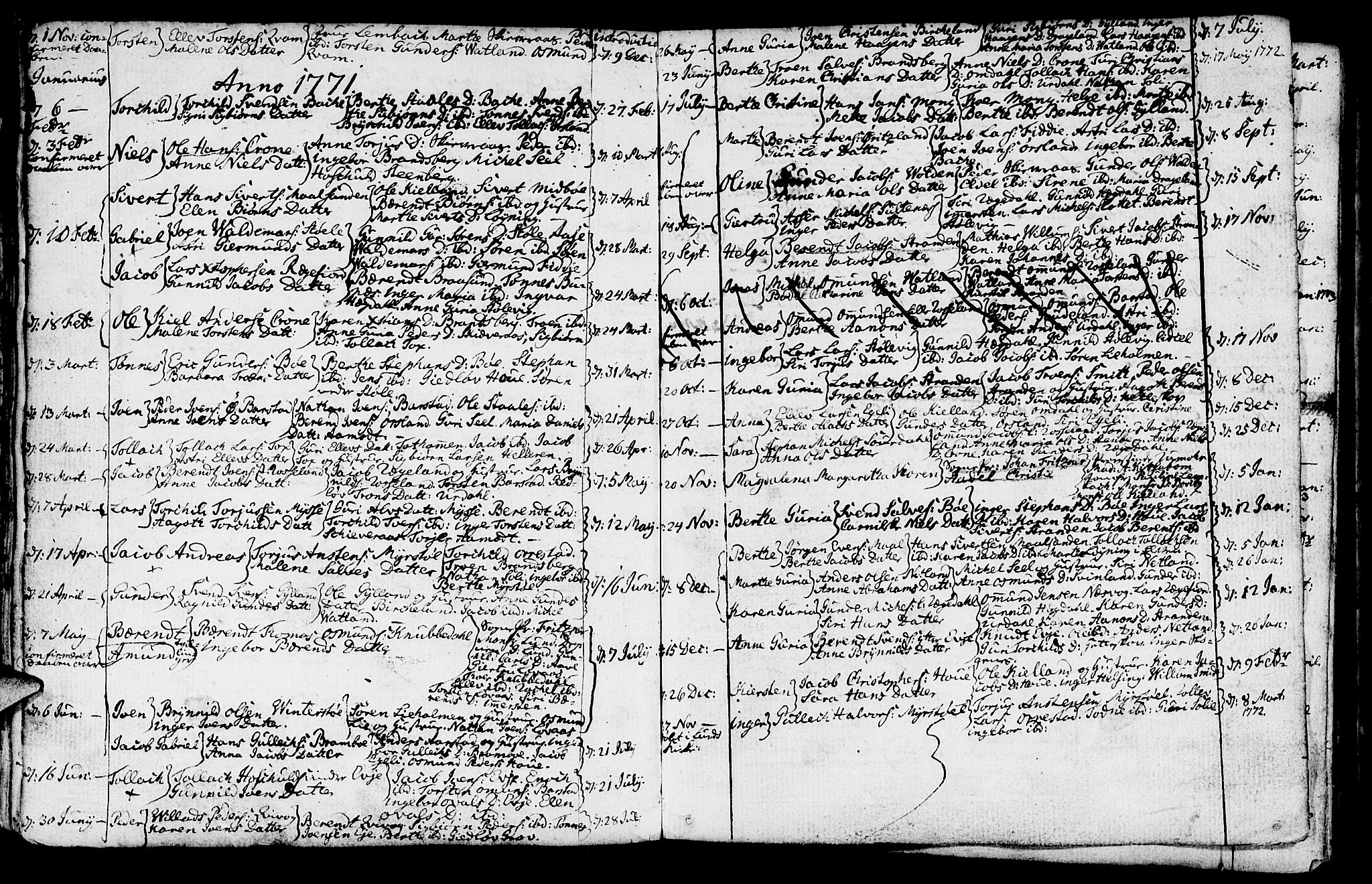 Sokndal sokneprestkontor, AV/SAST-A-101808: Parish register (official) no. A 4, 1762-1811