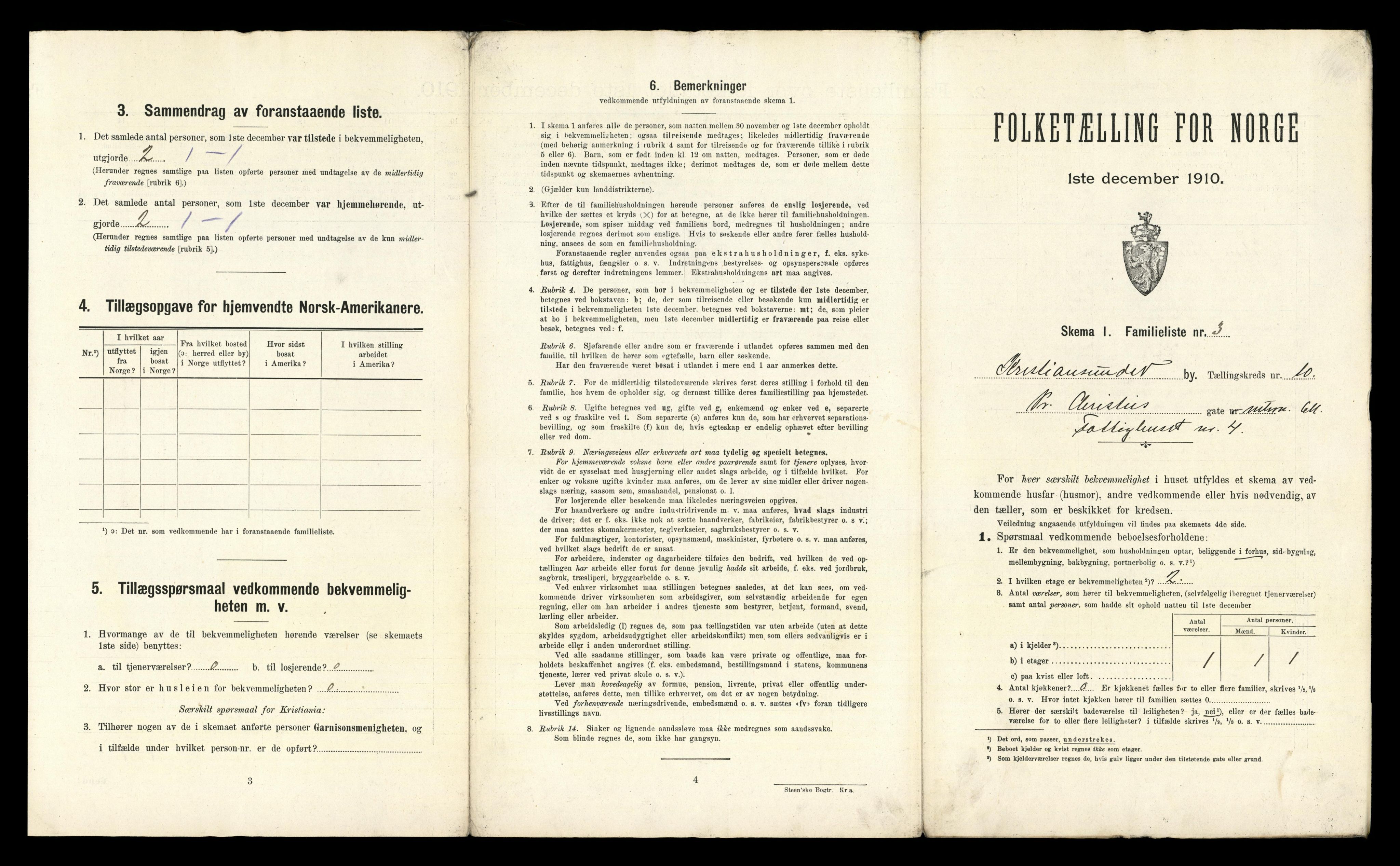 RA, 1910 census for Kristiansund, 1910, p. 2631