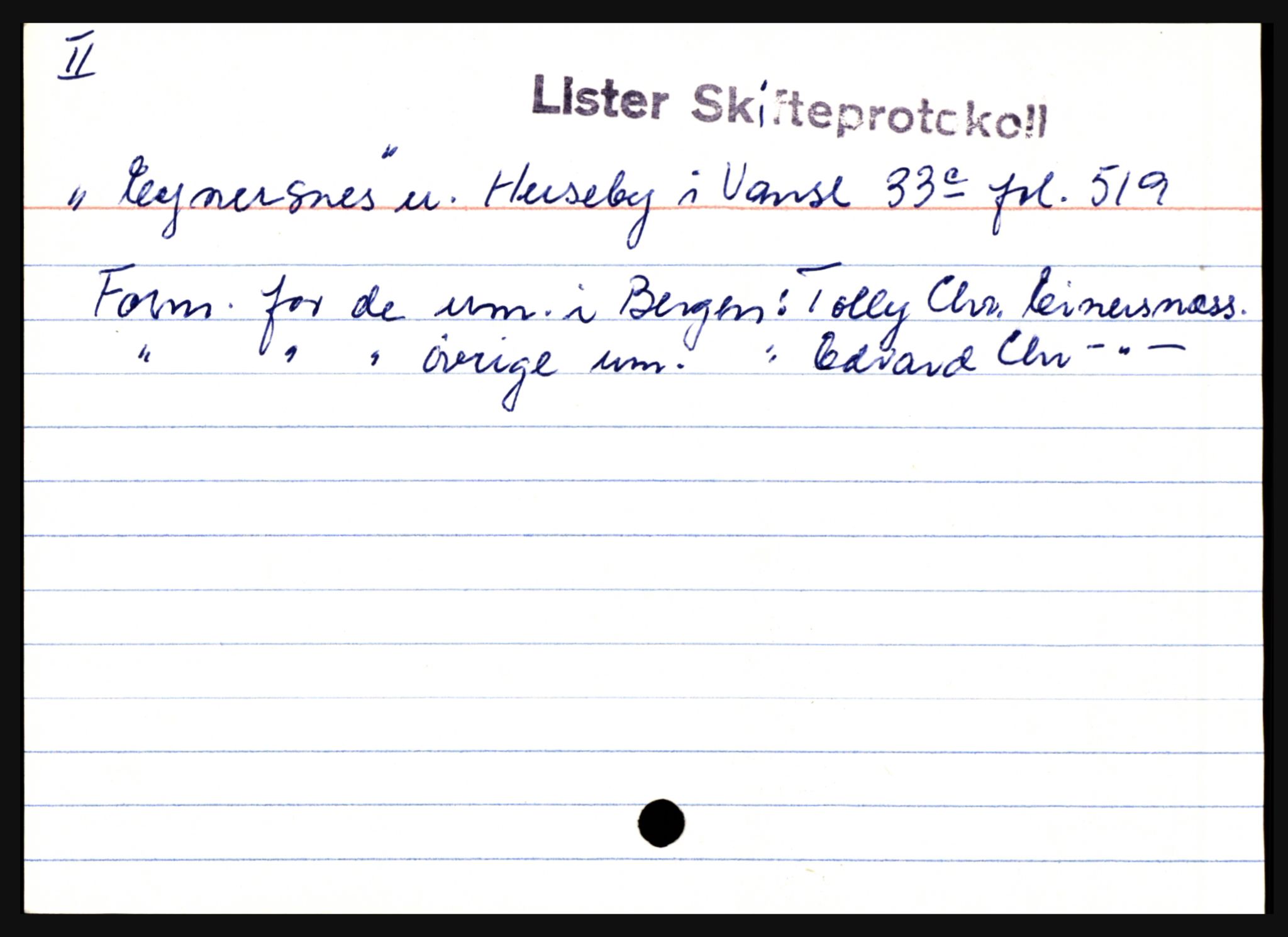 Lister sorenskriveri, AV/SAK-1221-0003/H, p. 7061