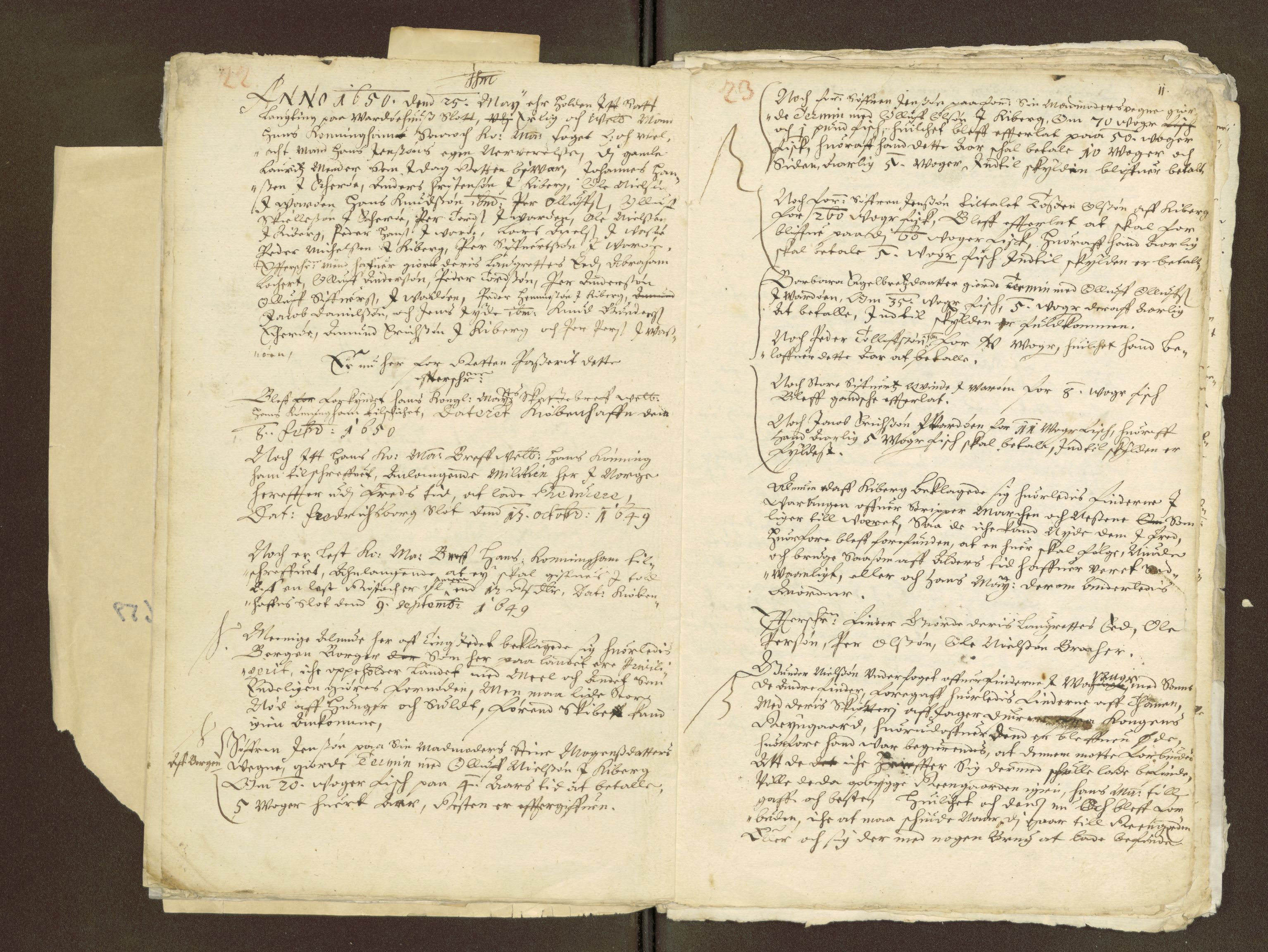 Nordland og Finnmarks lagstol, AV/SAT-A-5608/X/L0001: Lagtingsprotokoll , 1647-1668, p. 22-23