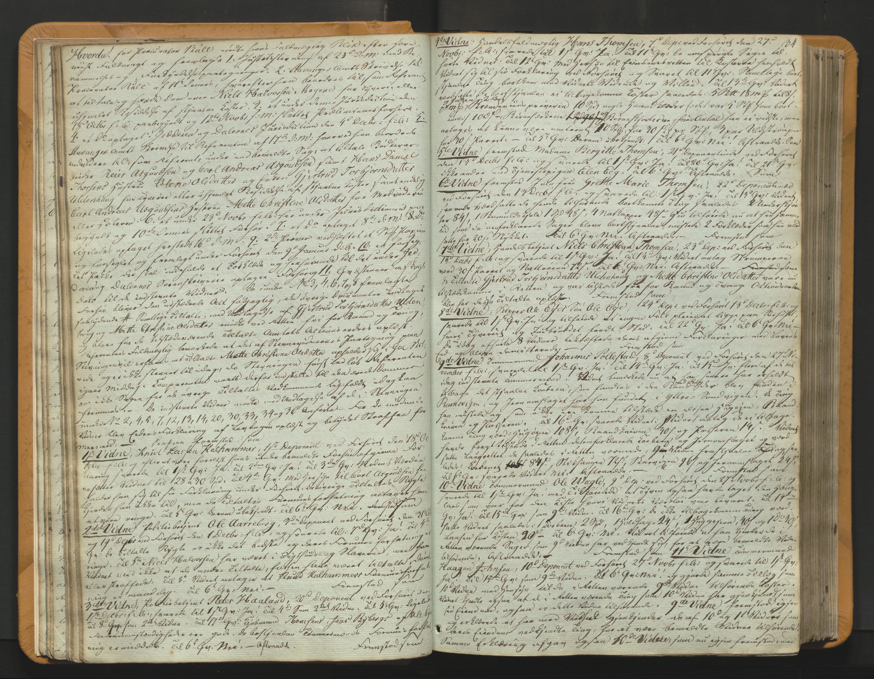 Stavanger byfogd, AV/SAST-A-101408/001/3/30/30BA/L0054: Bytingprotkoll, 1838-1843, p. 33b-34a