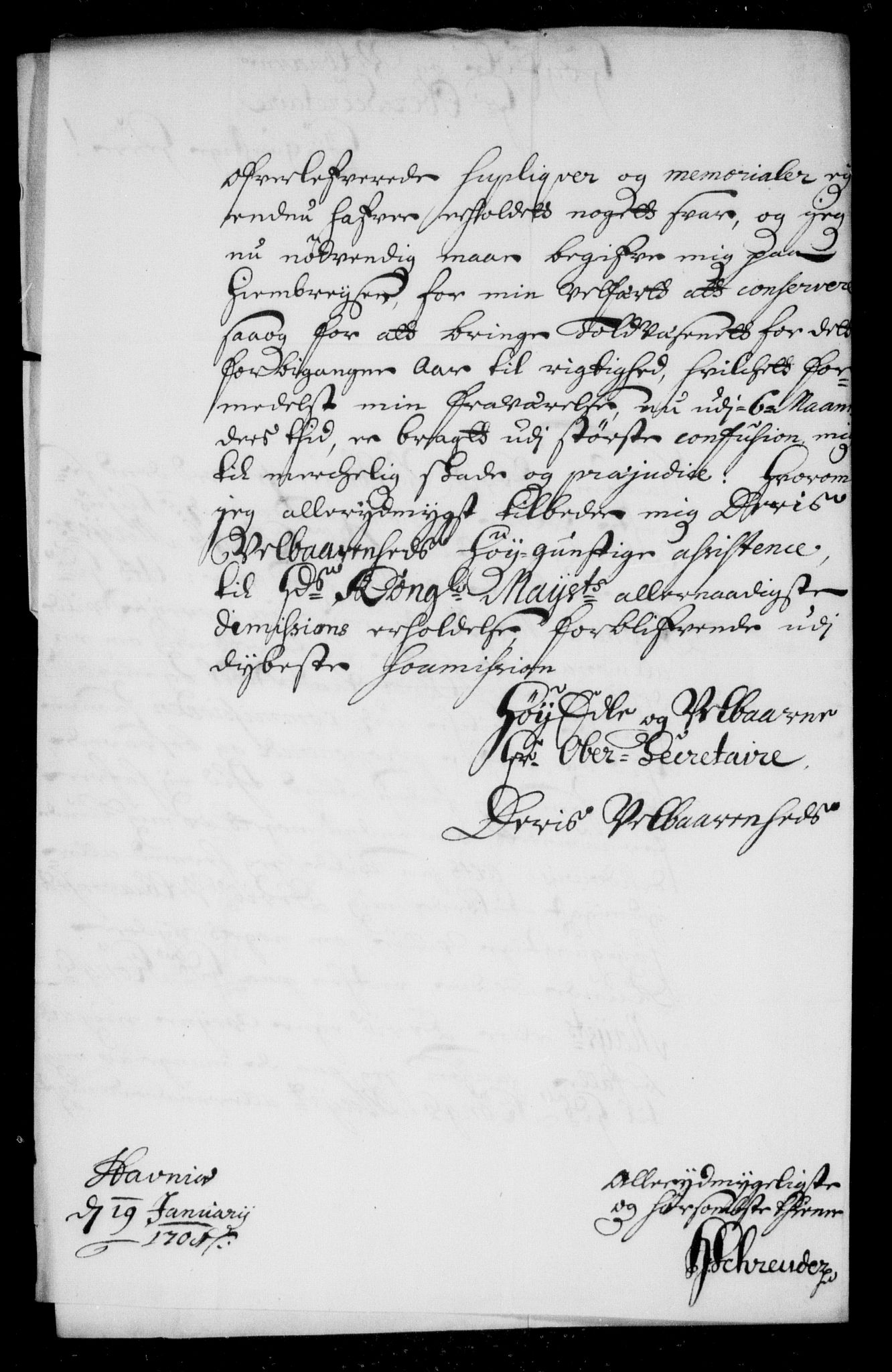 Danske Kanselli, Skapsaker, AV/RA-EA-4061/F/L0018: Skap 8, pakke 194-196 III, 1691-1720, p. 328