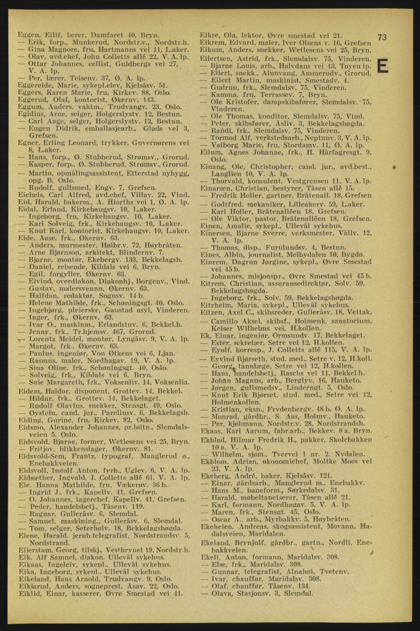 Aker adressebok/adressekalender, PUBL/001/A/005: Aker adressebok, 1934-1935, p. 73
