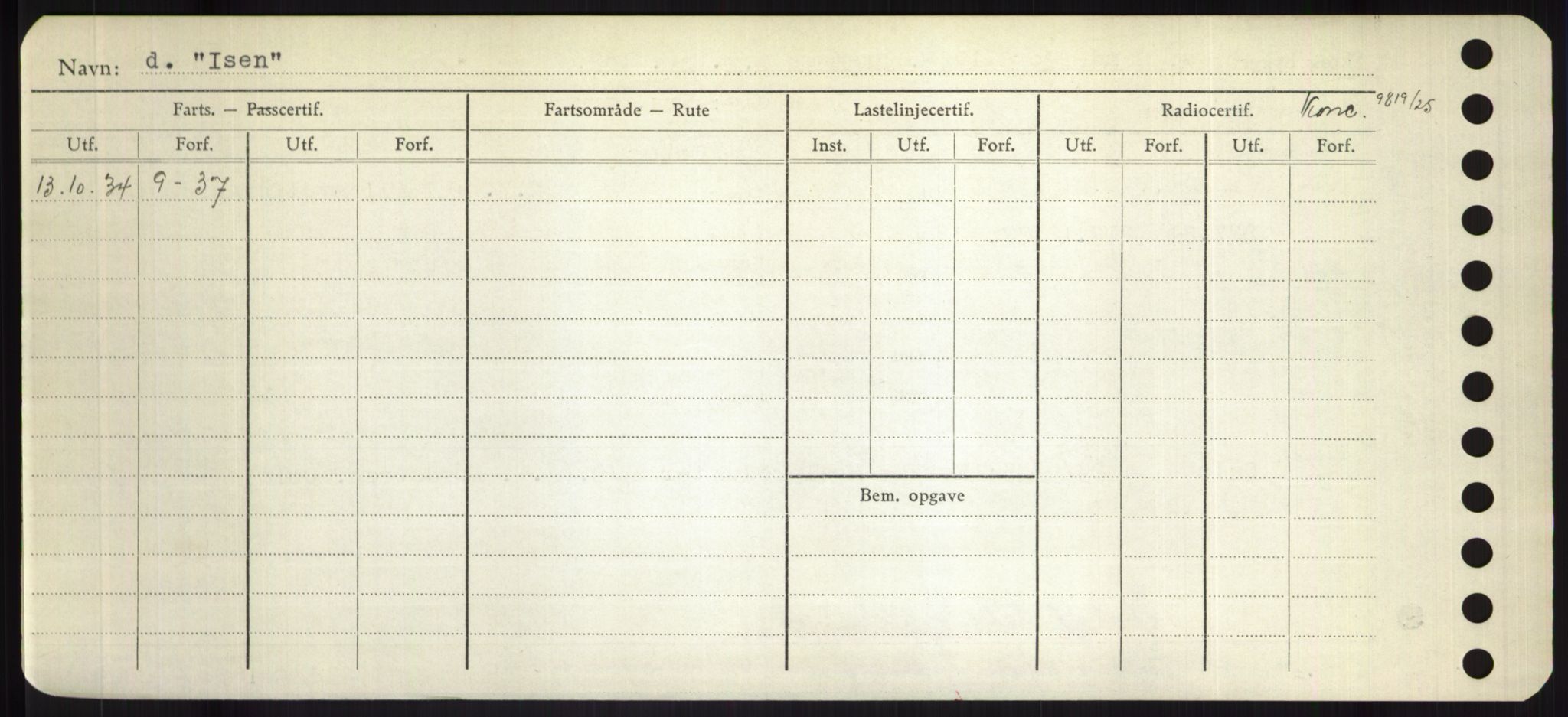 Sjøfartsdirektoratet med forløpere, Skipsmålingen, AV/RA-S-1627/H/Hd/L0018: Fartøy, I, p. 268