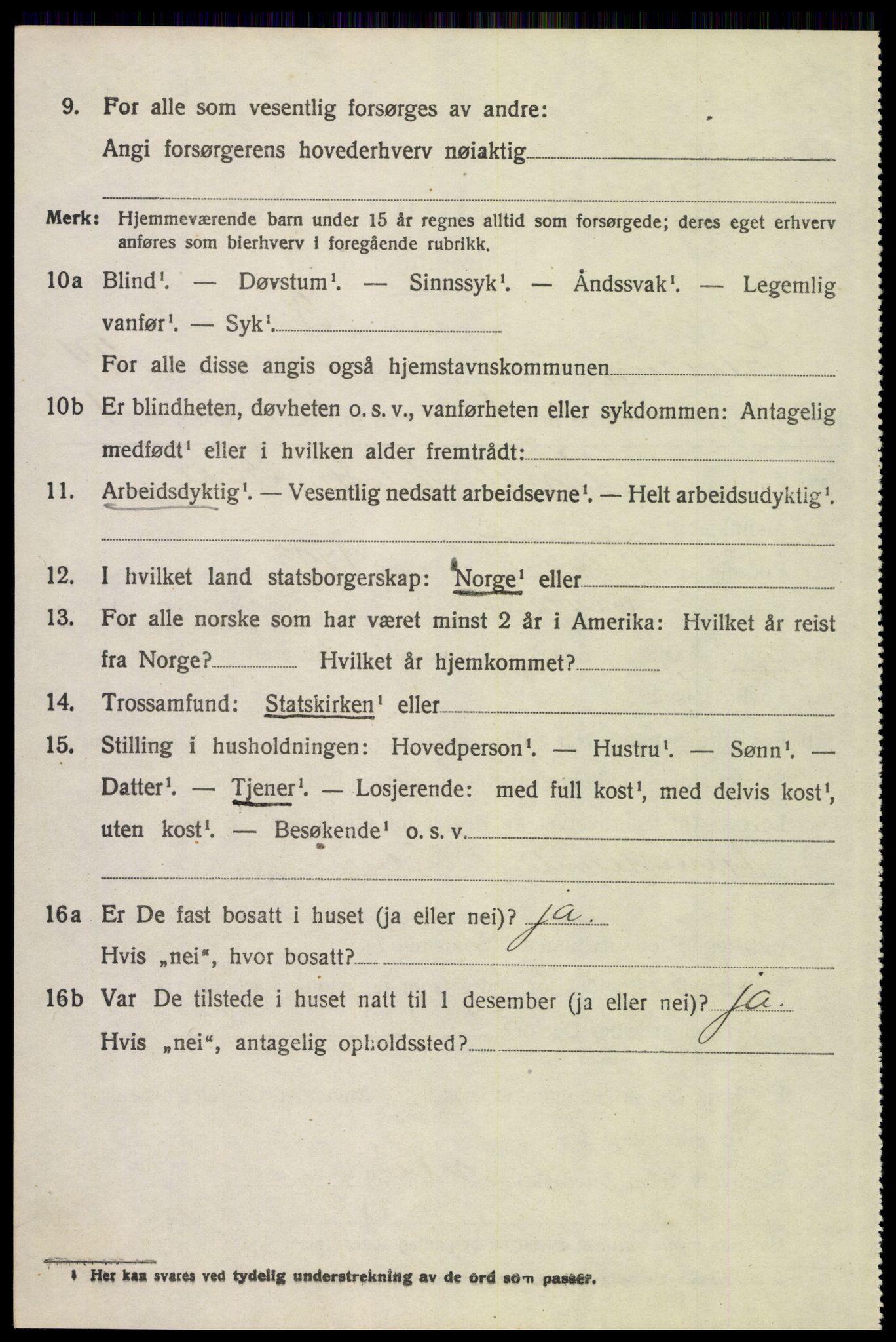 SAH, 1920 census for Elverum, 1920, p. 25515