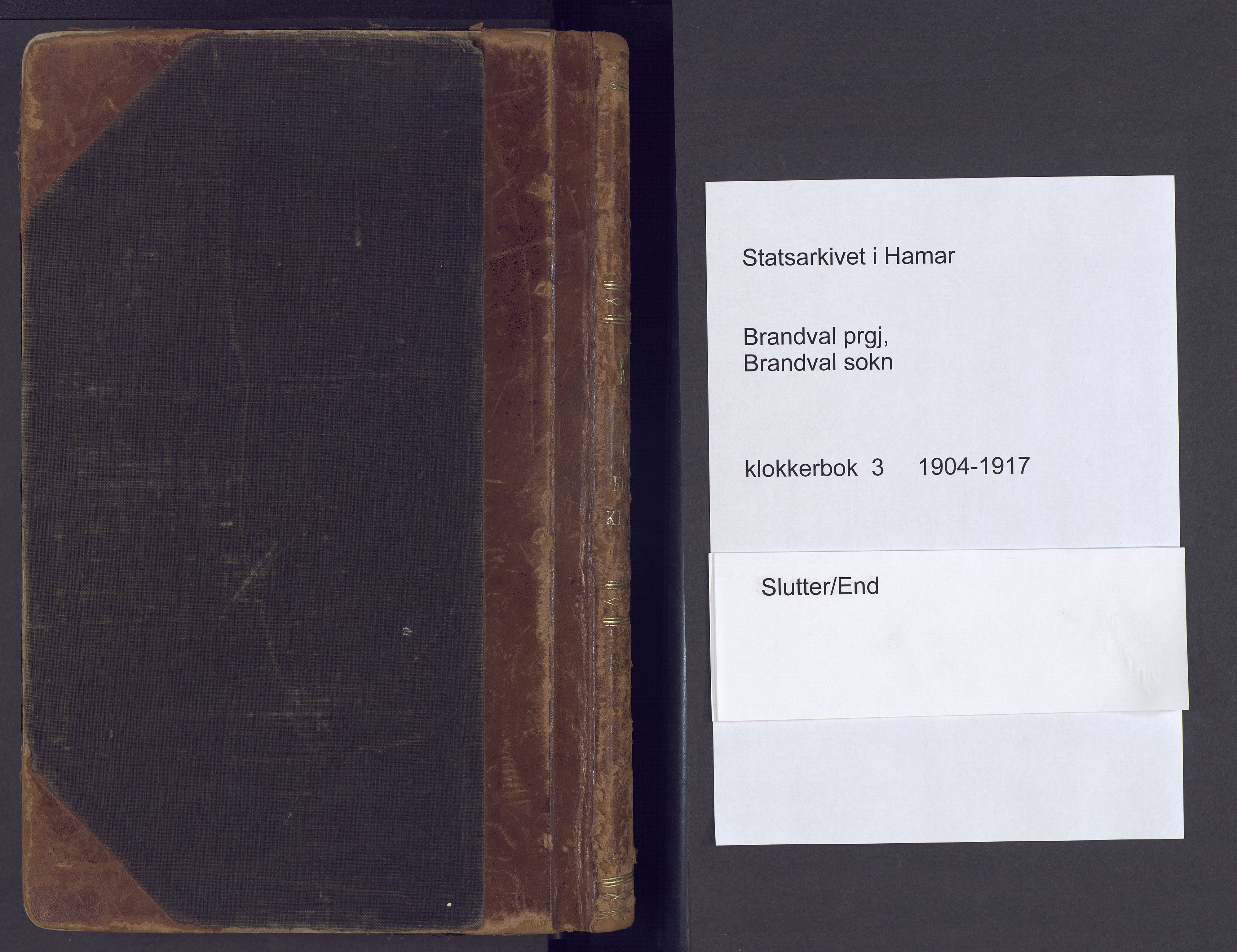 Brandval prestekontor, AV/SAH-PREST-034/H/Ha/Hab/L0003: Parish register (copy) no. 3, 1904-1917