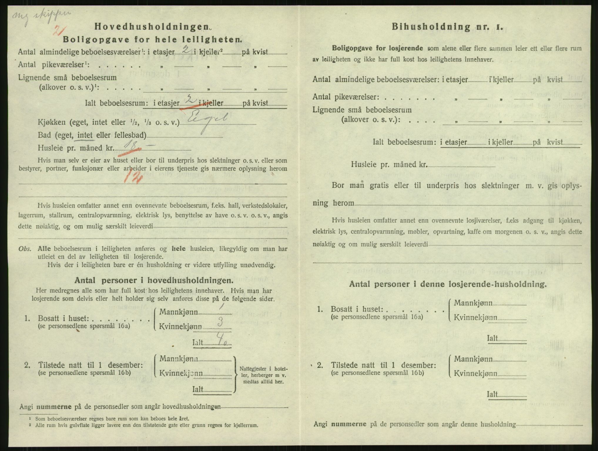 SAT, 1920 census for Namsos, 1920, p. 988