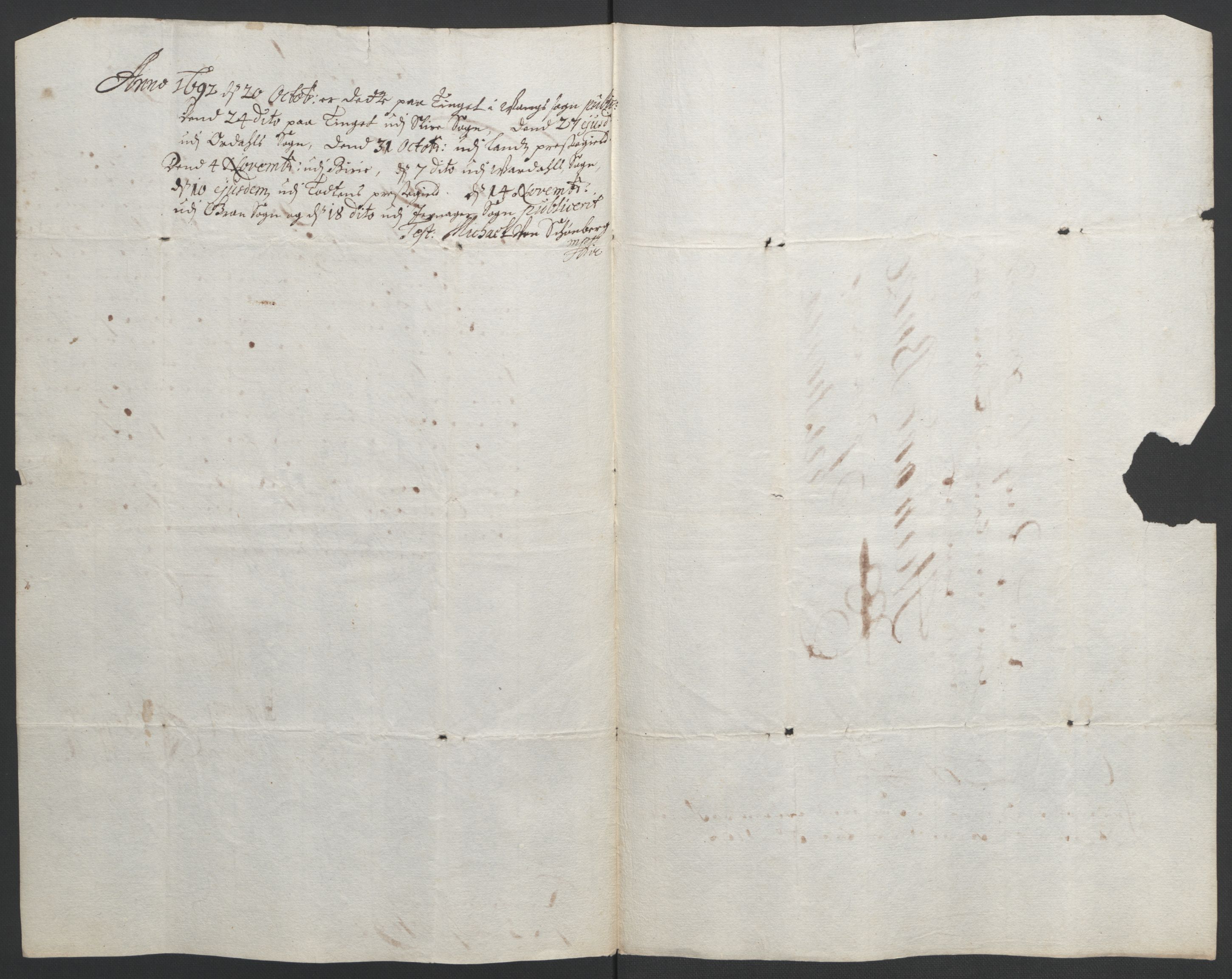 Rentekammeret inntil 1814, Reviderte regnskaper, Fogderegnskap, AV/RA-EA-4092/R18/L1291: Fogderegnskap Hadeland, Toten og Valdres, 1692, p. 9