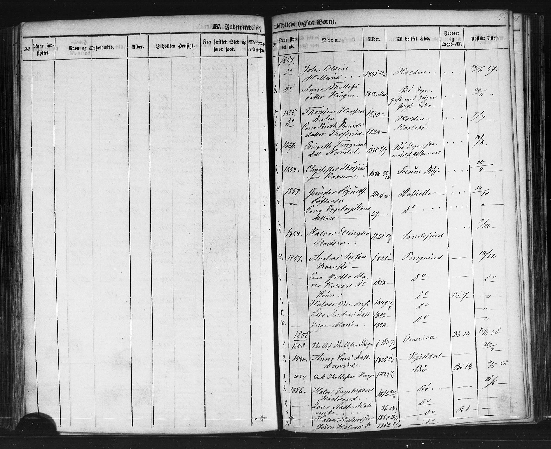 Sauherad kirkebøker, SAKO/A-298/F/Fb/L0001: Parish register (official) no. II 1, 1851-1877, p. 195