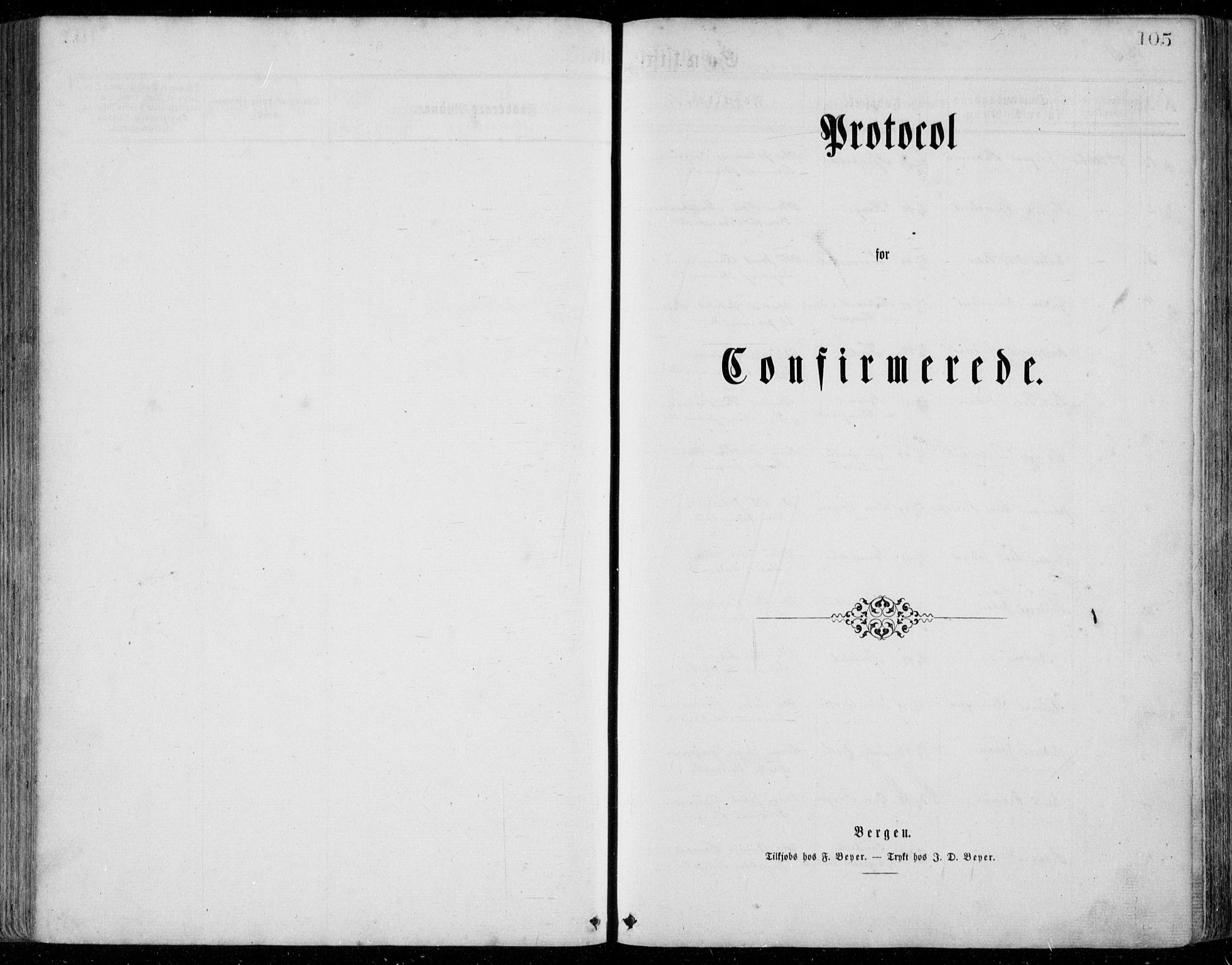 Bremanger sokneprestembete, SAB/A-82201/H/Haa/Haaa/L0001: Parish register (official) no. A  1, 1864-1883, p. 105