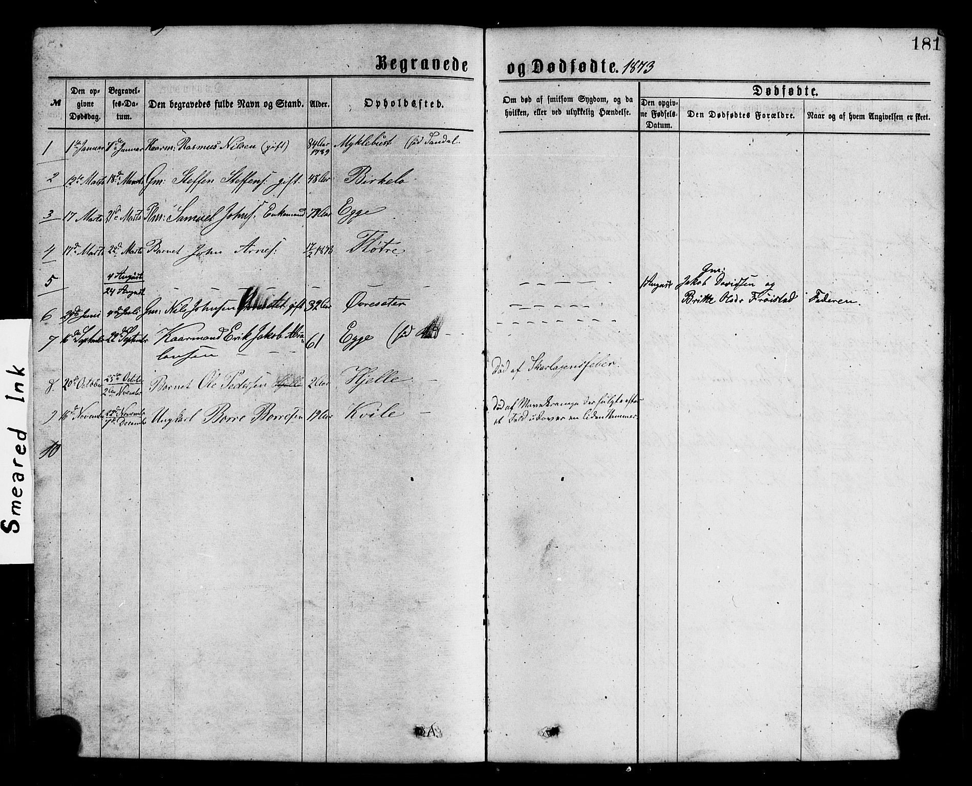 Gloppen sokneprestembete, AV/SAB-A-80101/H/Hab/Habc/L0001: Parish register (copy) no. C 1, 1872-1896, p. 182