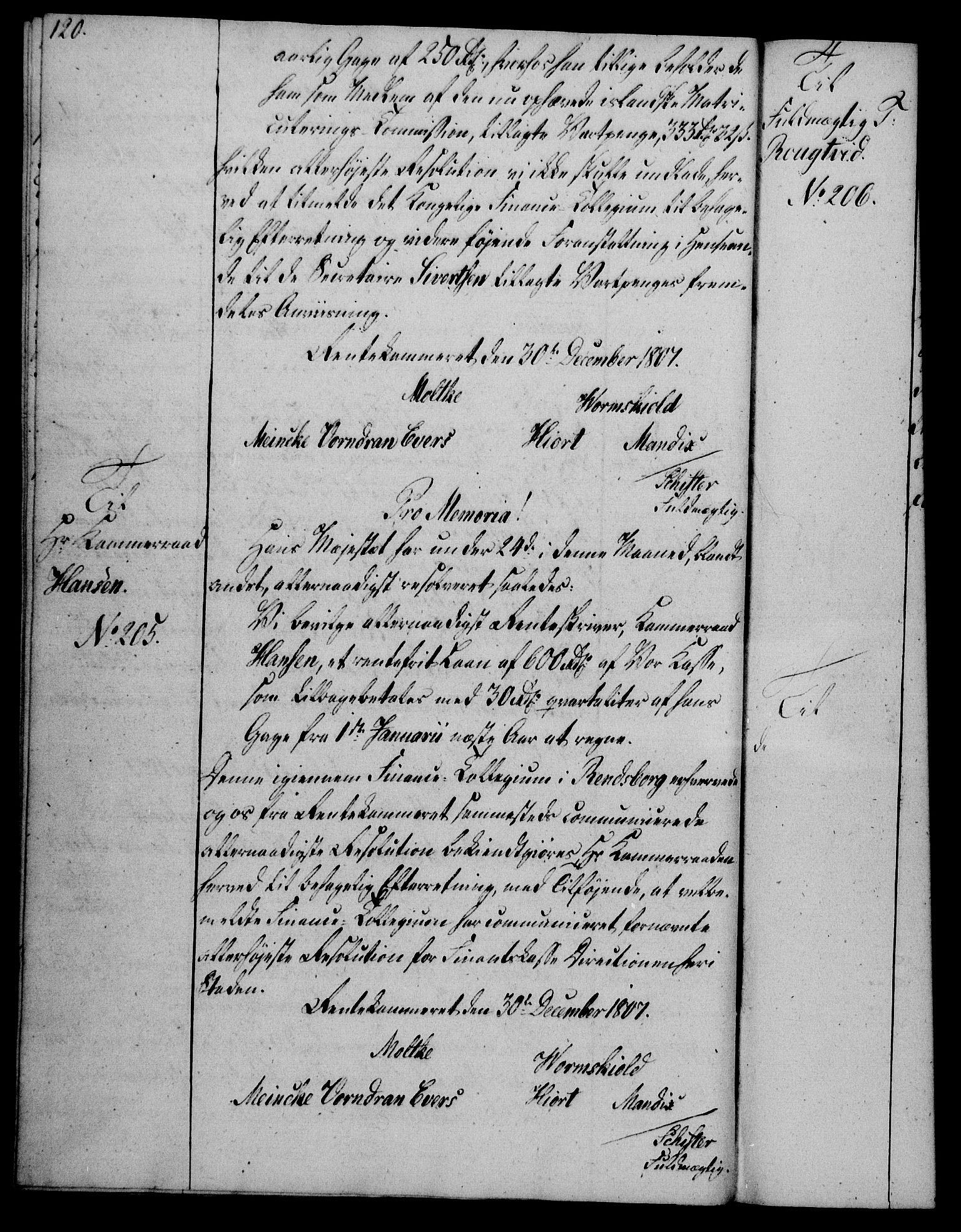 Rentekammeret, Kammerkanselliet, AV/RA-EA-3111/G/Gg/Gga/L0019: Norsk ekspedisjonsprotokoll med register (merket RK 53.19), 1807-1810, p. 120