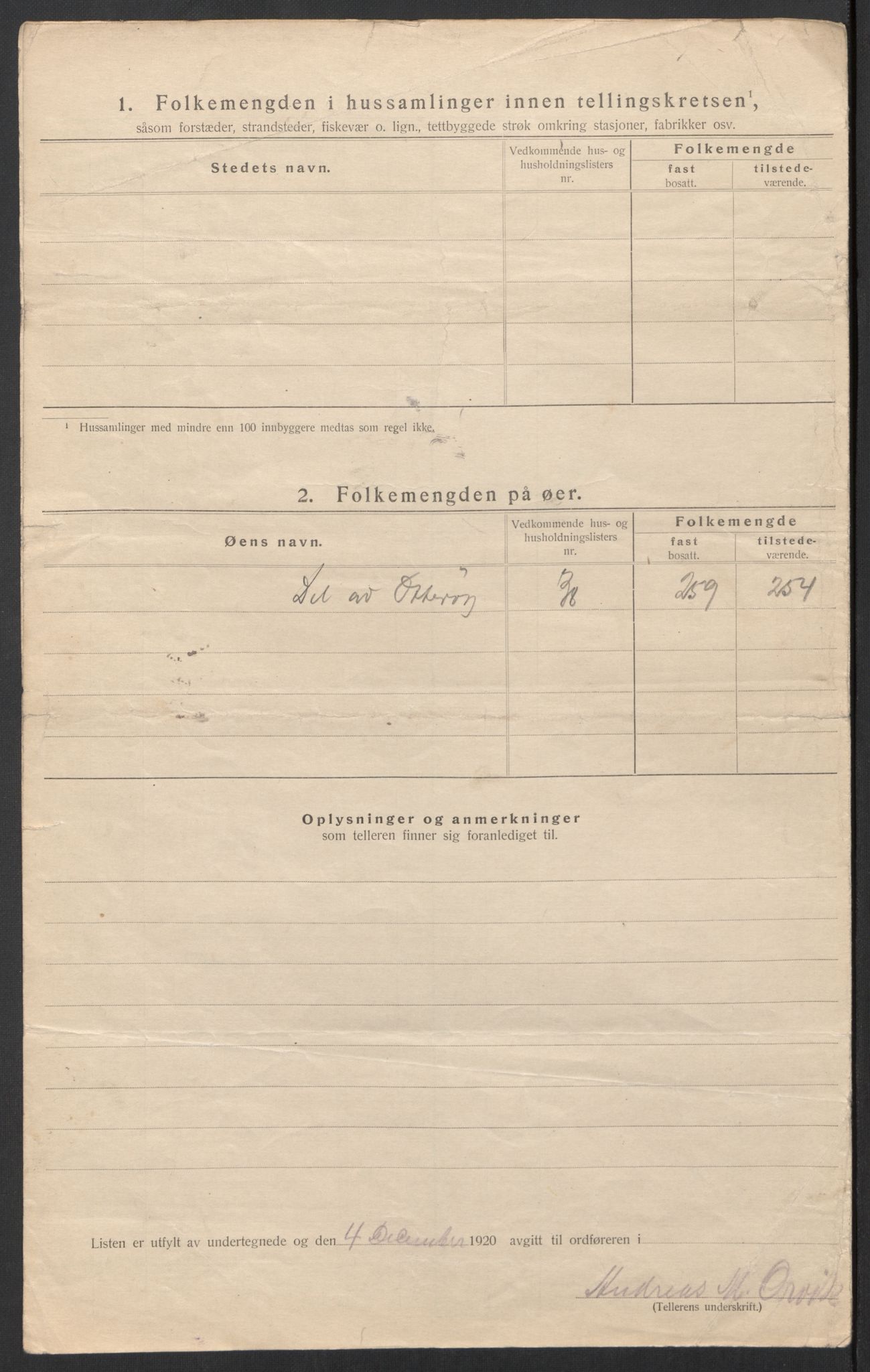 SAT, 1920 census for Aukra, 1920, p. 51